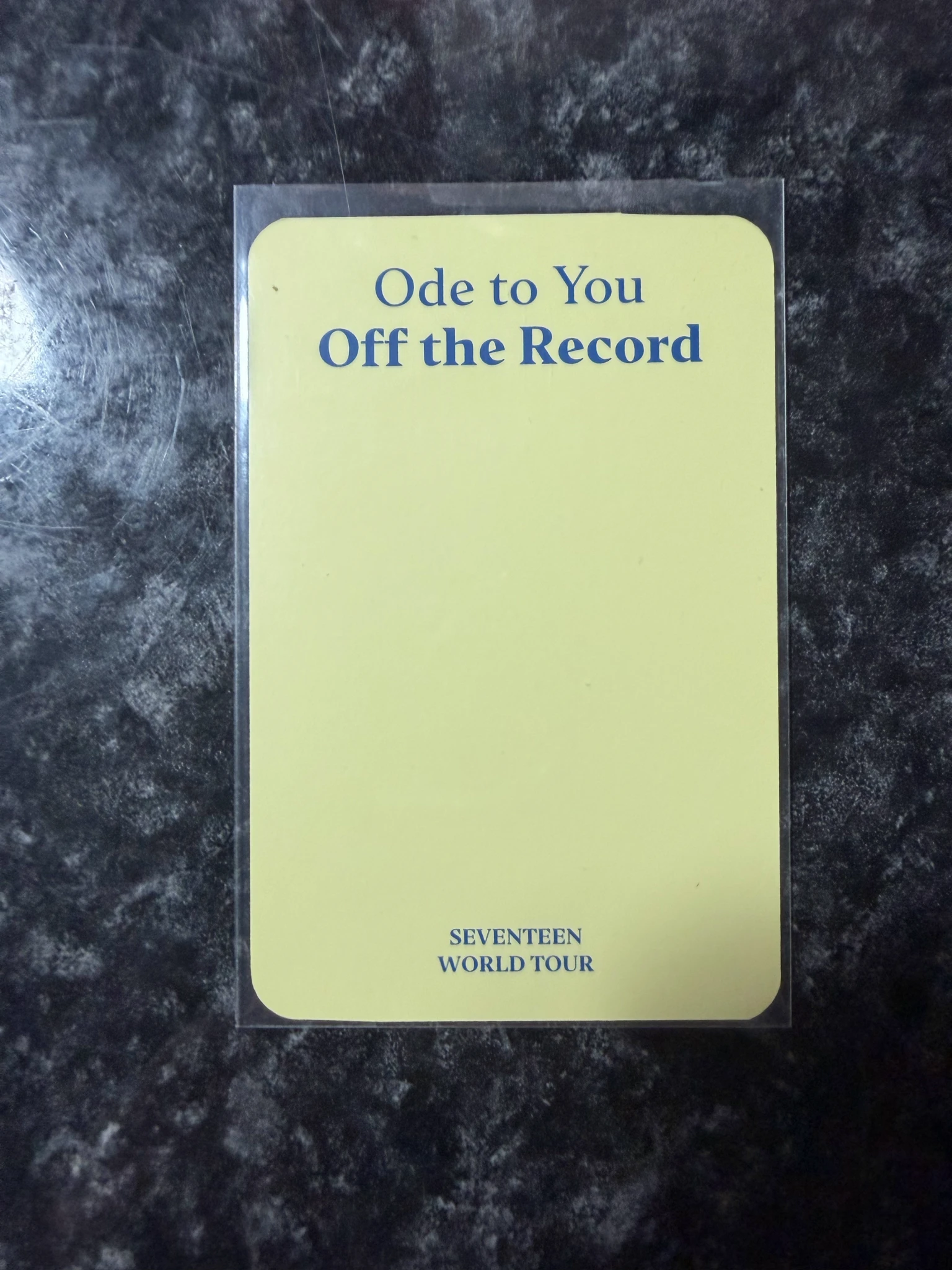 SEVENTEEN Jun SEVENTEEN - Jun - [ODE TO YOU] TOUR Event photobook photocard set listing photo 2