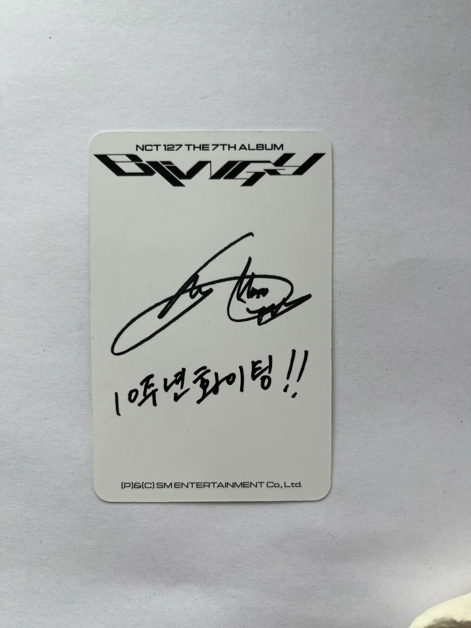NCT 127 Yuta NCT 127 - Yuta - BLINGY Album photobook version album photocard listing photo 2