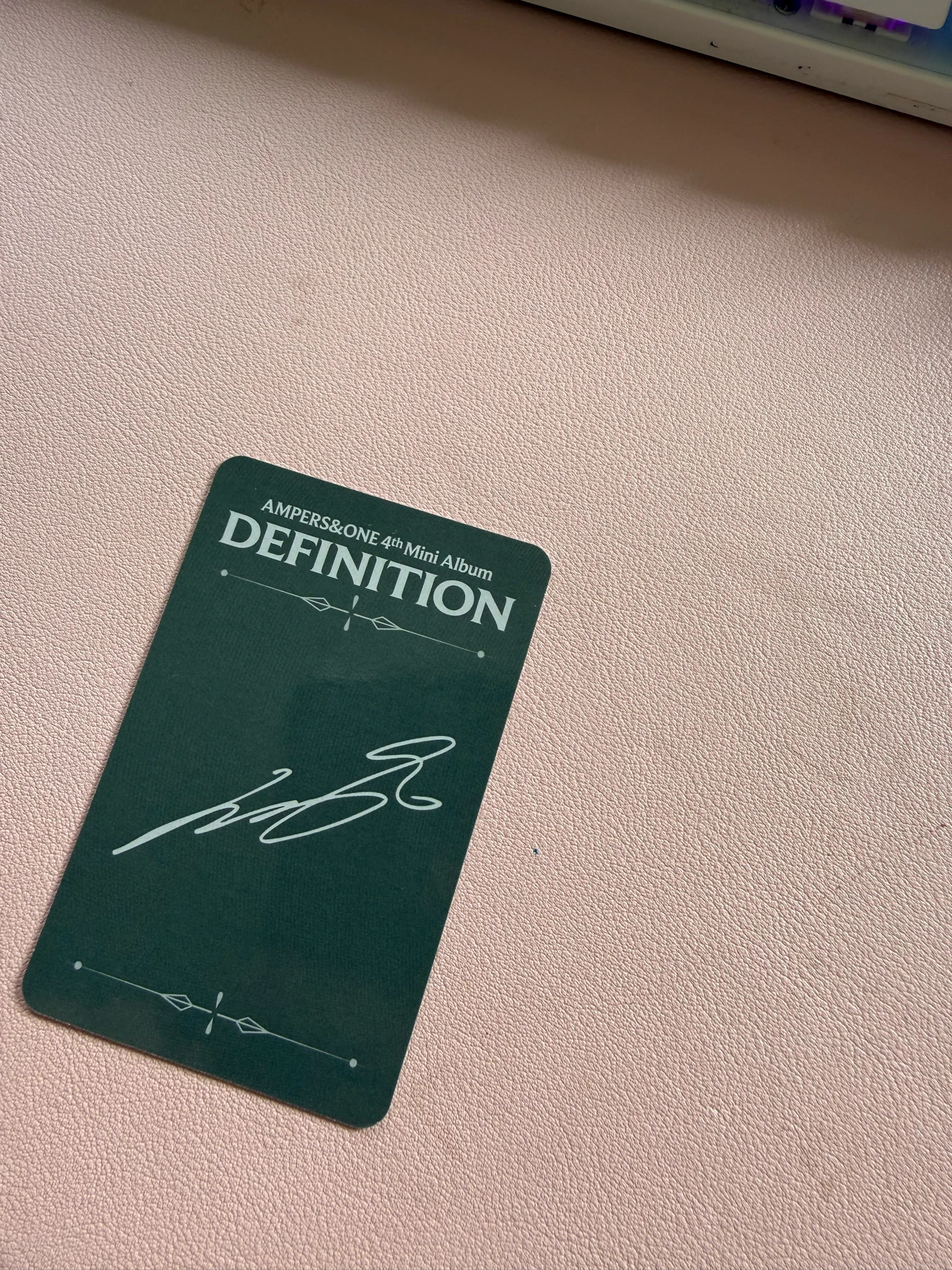 AMPERS&ONE Seungmo AMPERS&ONE - Seungmo - DEFINITION Album album photocard we version listing photo 2
