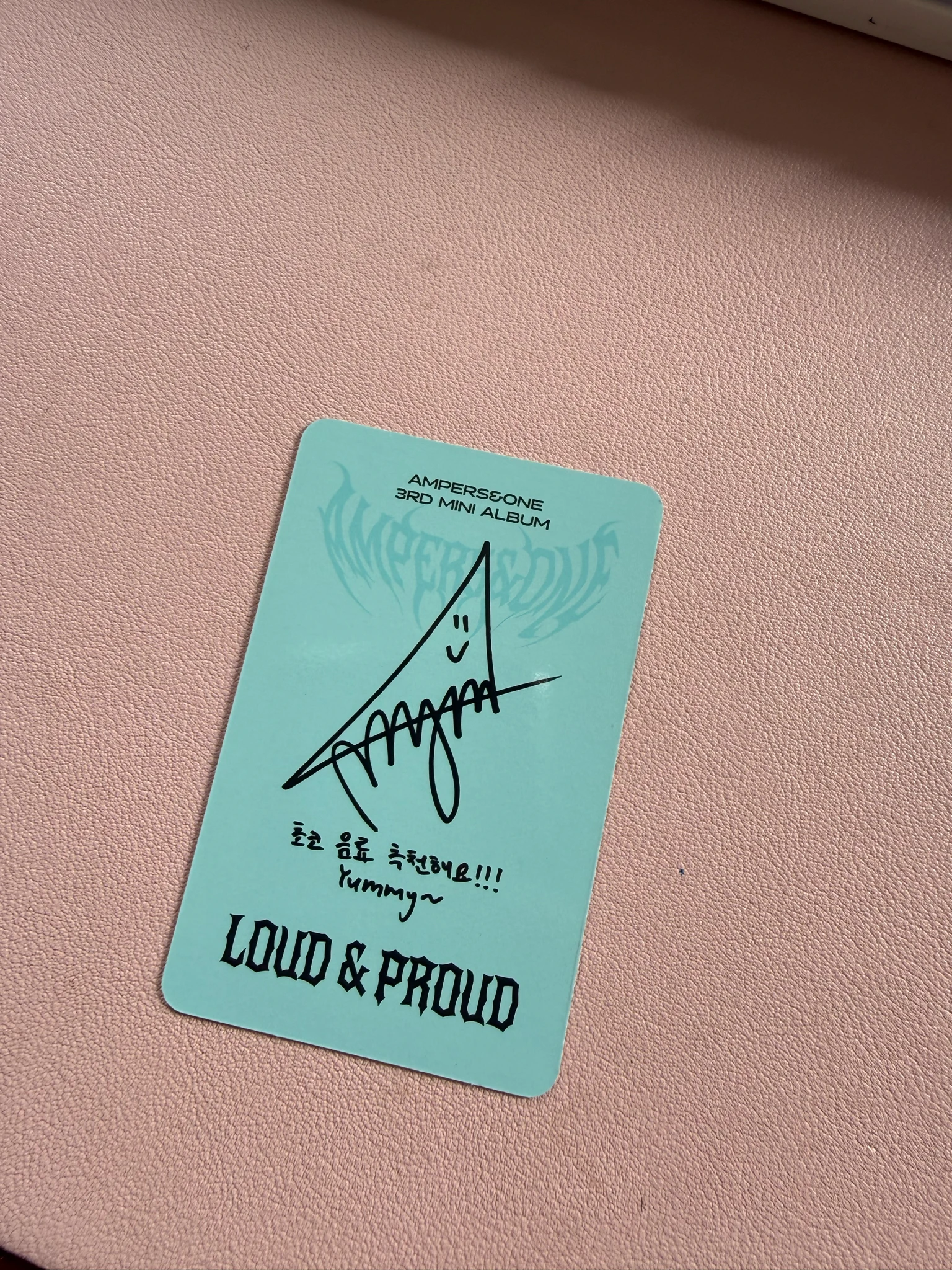 AMPERS&ONE Mackiah AMPERS&ONE - Mackiah - LOUD & PROUD Album album photocard listing photo 2