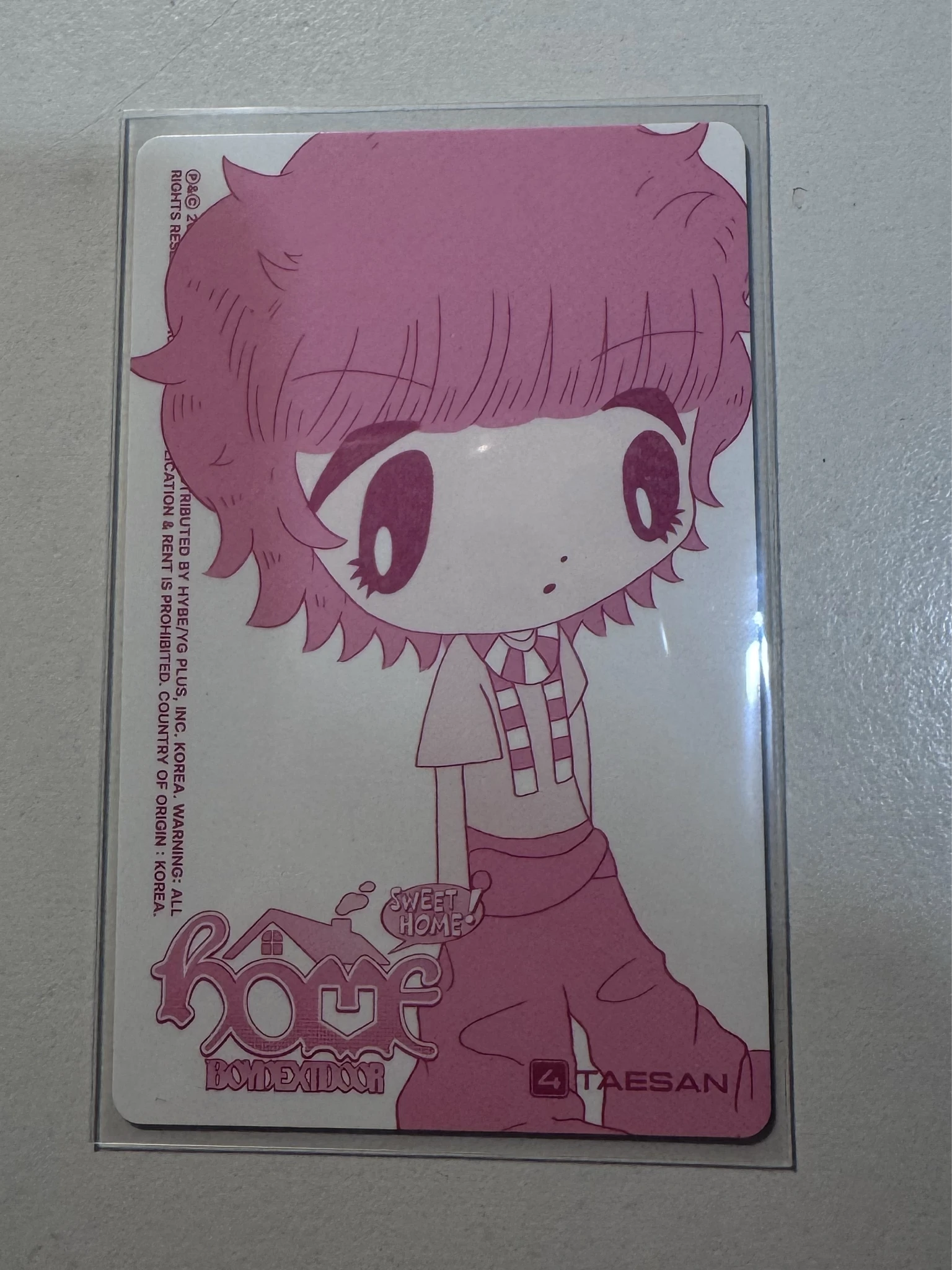 BOYNEXTDOOR Taesan BOYNEXTDOOR - Taesan - HOME Album album photocard sweet home version listing photo 2