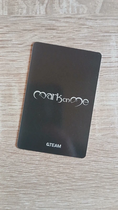 &TEAM EJ &TEAM - EJ - Mark on Me Album album photocard member version listing photo 2
