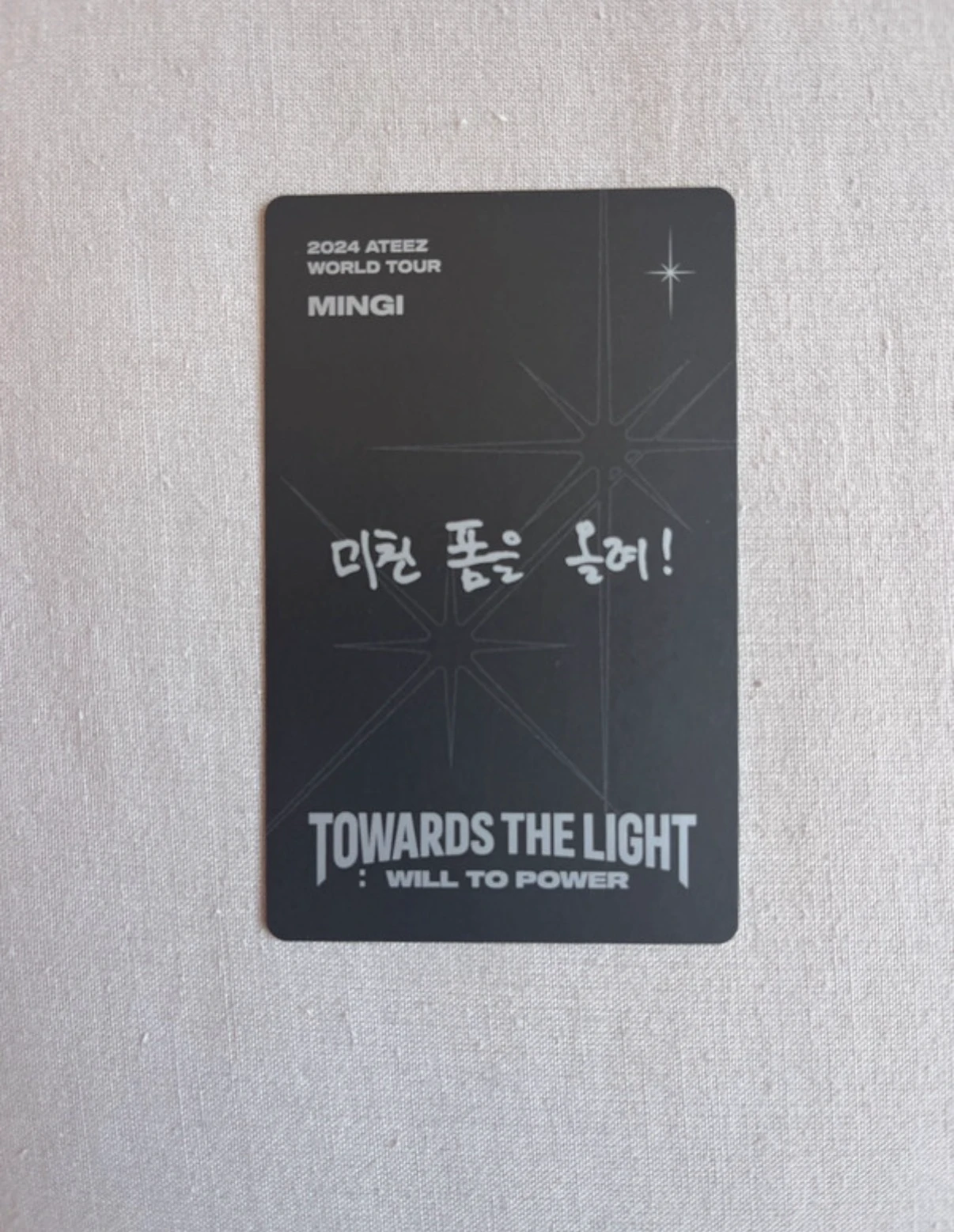 ATEEZ Mingi ATEEZ - Mingi - TOWARDS THE LIGHT : WILL TO POWER - IN SEOUL Other listing photo 2