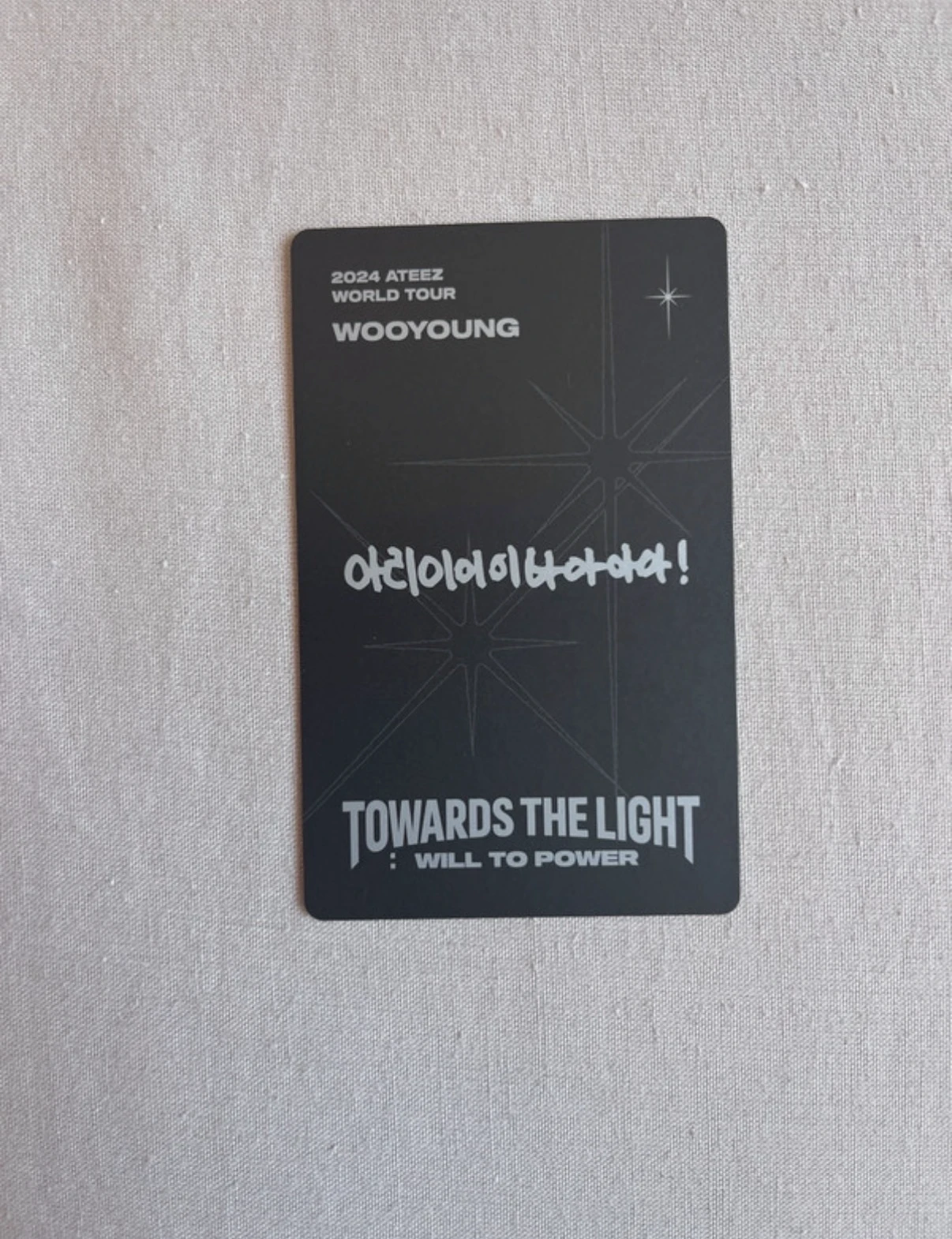 ATEEZ Wooyoung ATEEZ - Wooyoung - TOWARDS THE LIGHT : WILL TO POWER - IN SEOUL Other listing photo 2