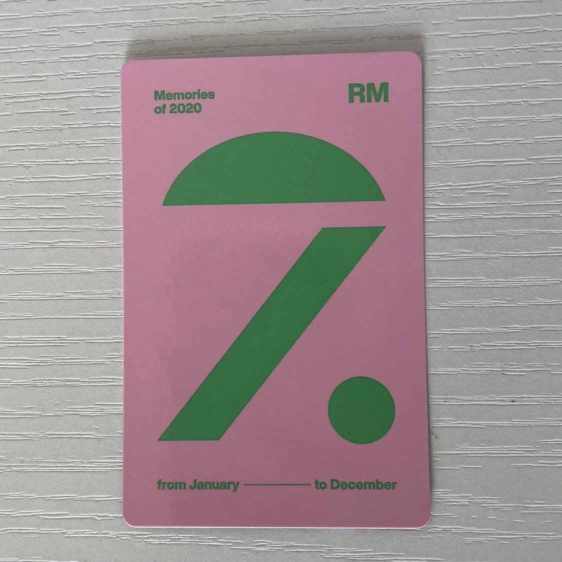 BTS RM BTS - RM - Memories of 2020 Other DVD ver. listing photo 2