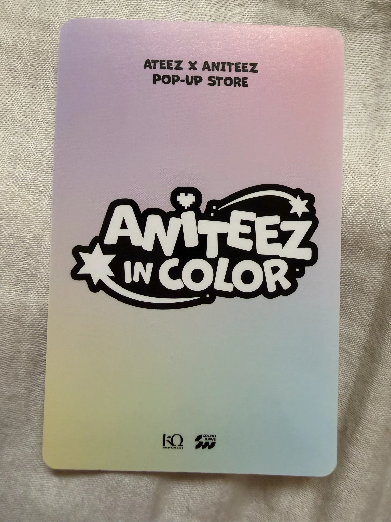 ATEEZ Wooyoung ATEEZ - Wooyoung - ANITEEZ IN COLOR Other online purchase benefit version 1 listing photo 2
