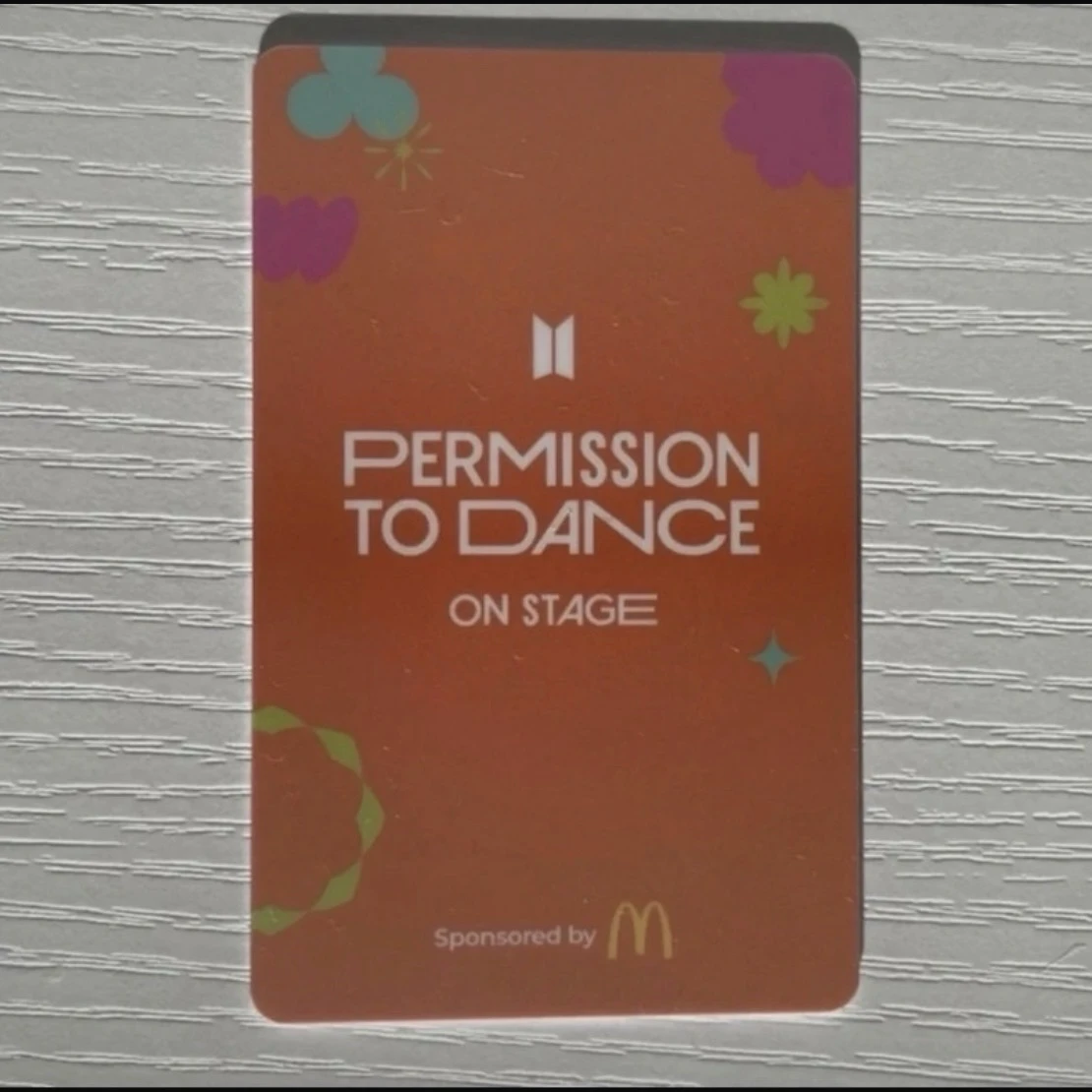 BTS Jimin BTS - Jimin - Permission To Dance On Stage Tour Event lucky draw los angeles listing photo 2