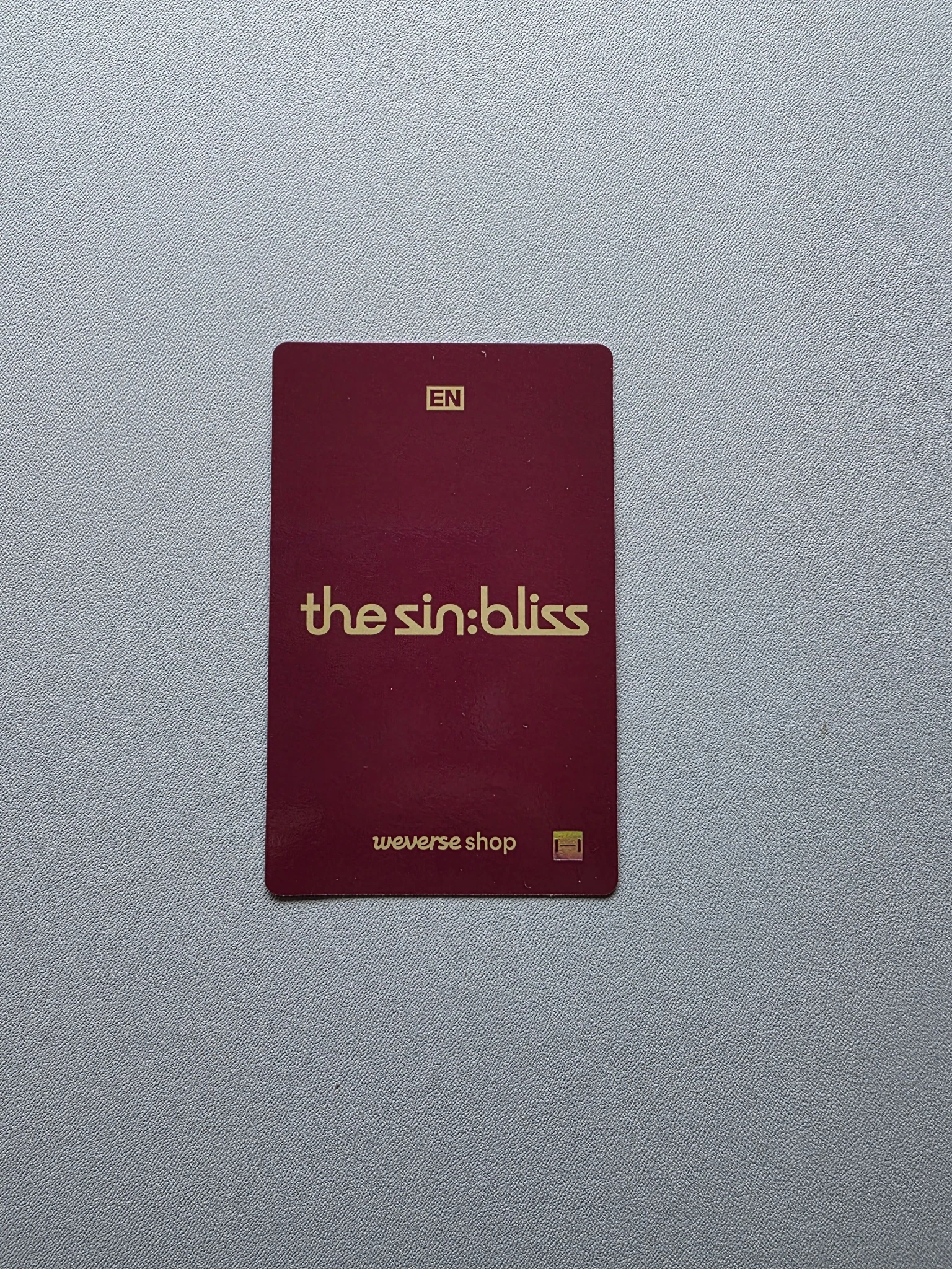 ENHYPEN Sunoo ENHYPEN - Sunoo - THE SIN: BLISS Album lucky draw (LD) weverse global shop (wvg) listing photo 2