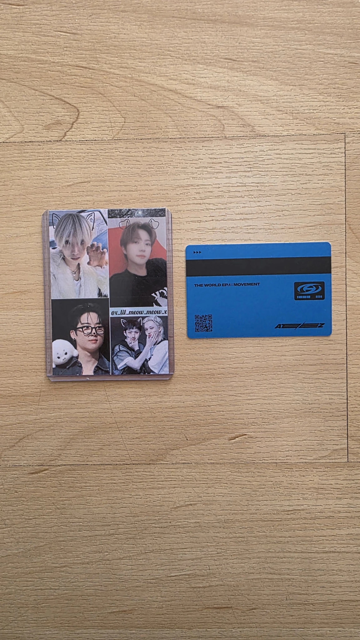 ATEEZ Jongho ATEEZ - Jongho - THE WORLD EP.1 : MOVEMENT Album album photocard A version id card listing photo 2