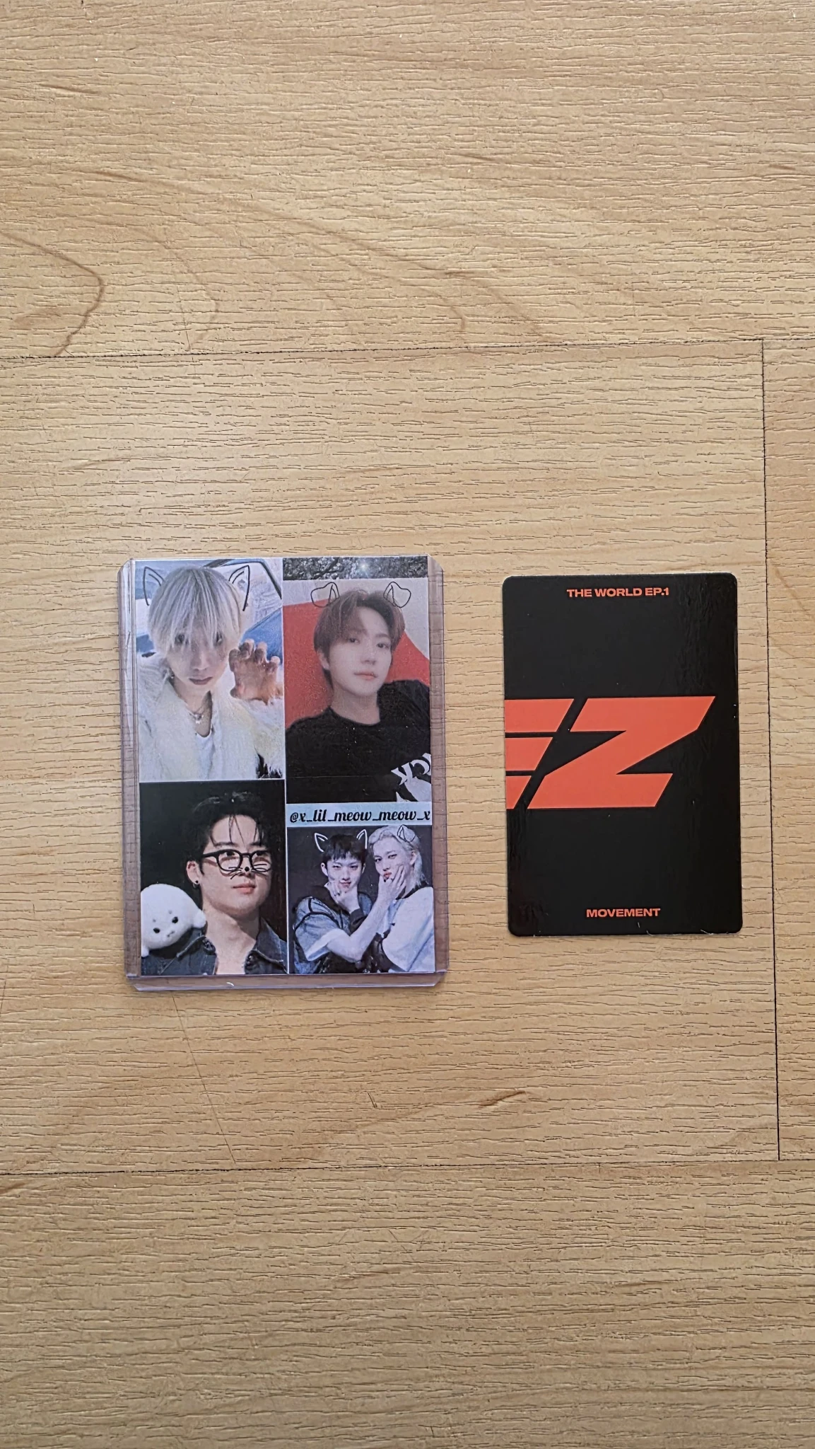 ATEEZ Jongho ATEEZ - Jongho - THE WORLD EP.1 : MOVEMENT Album album photocard Z version limited version listing photo 2
