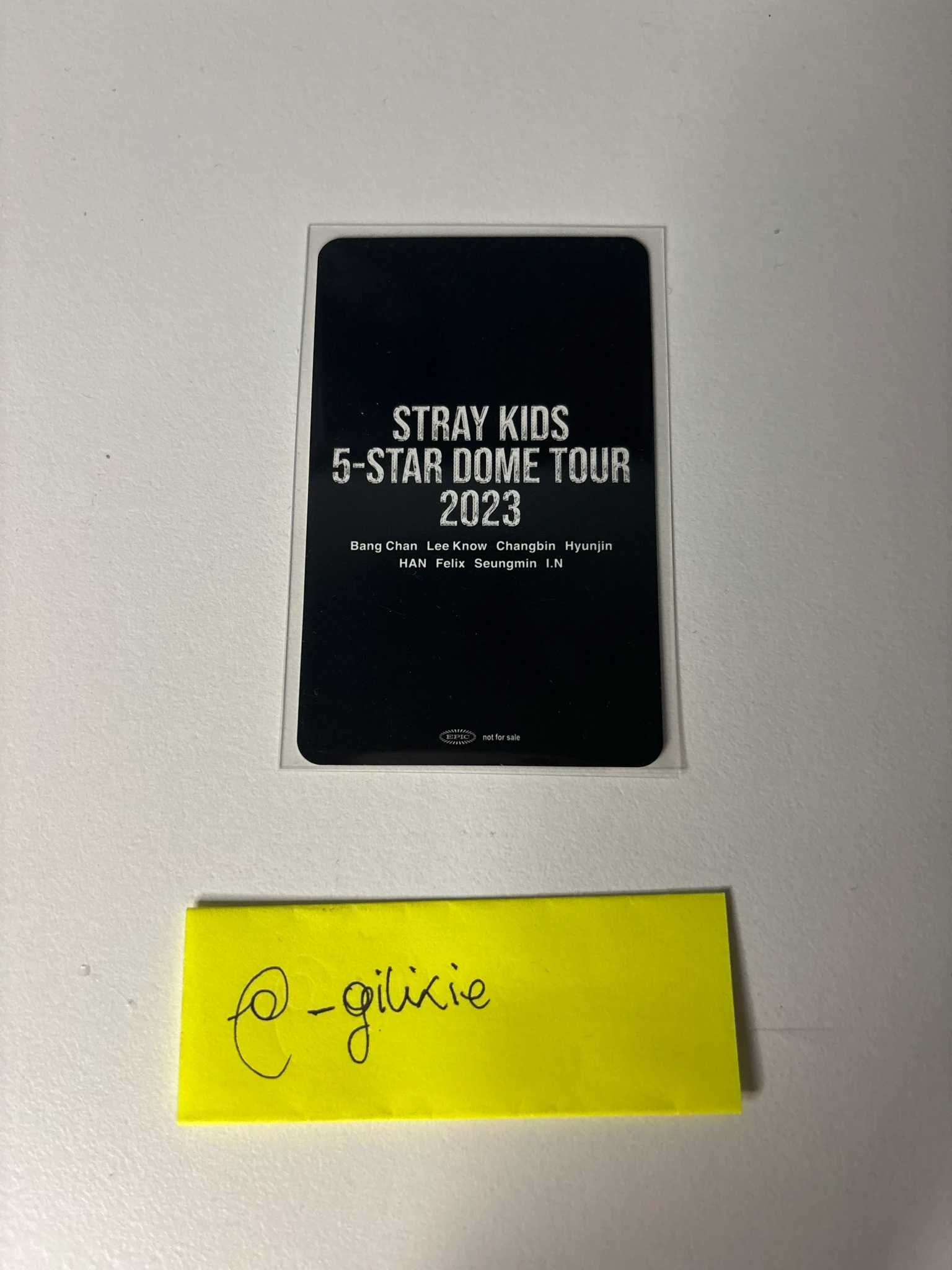 Stray Kids Bang Chan Stray Kids - Bang Chan - 5-Star Dome Tour 2023 Event osaka day 2 purchase benefit venue-limited social path listing photo 2