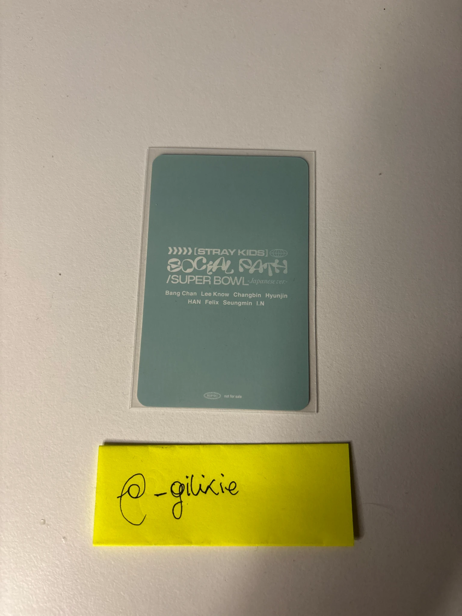 Stray Kids Bang Chan Stray Kids - Bang Chan - Social Path Album lucky draw (LD) offline support store listing photo 2