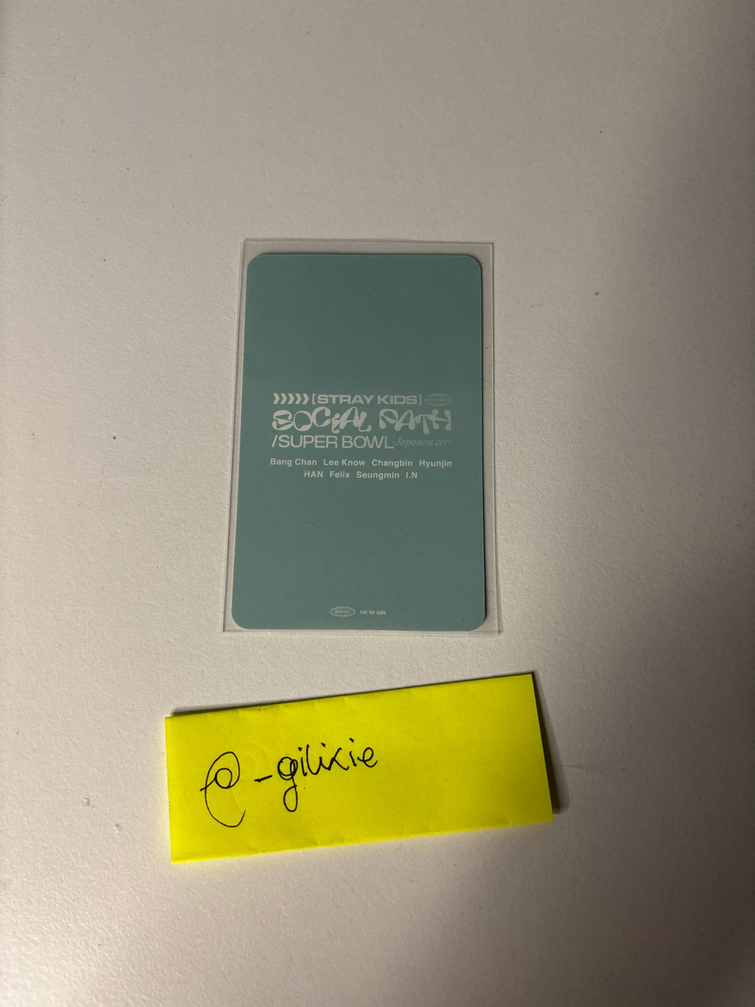 Stray Kids Felix Stray Kids - Felix - Social Path Album lucky draw (LD) offline support store listing photo 2