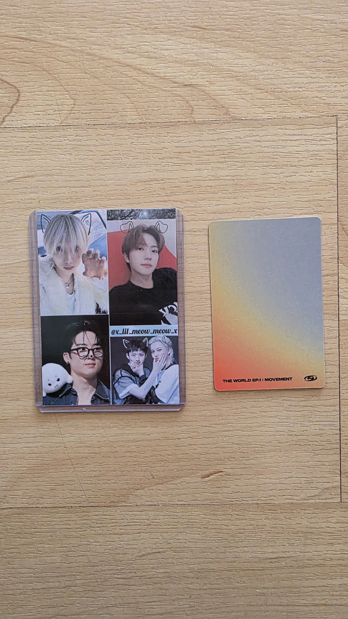 ATEEZ Wooyoung ATEEZ - Wooyoung - THE WORLD EP.1 : MOVEMENT Album album photocard Z version version 2 listing photo 2