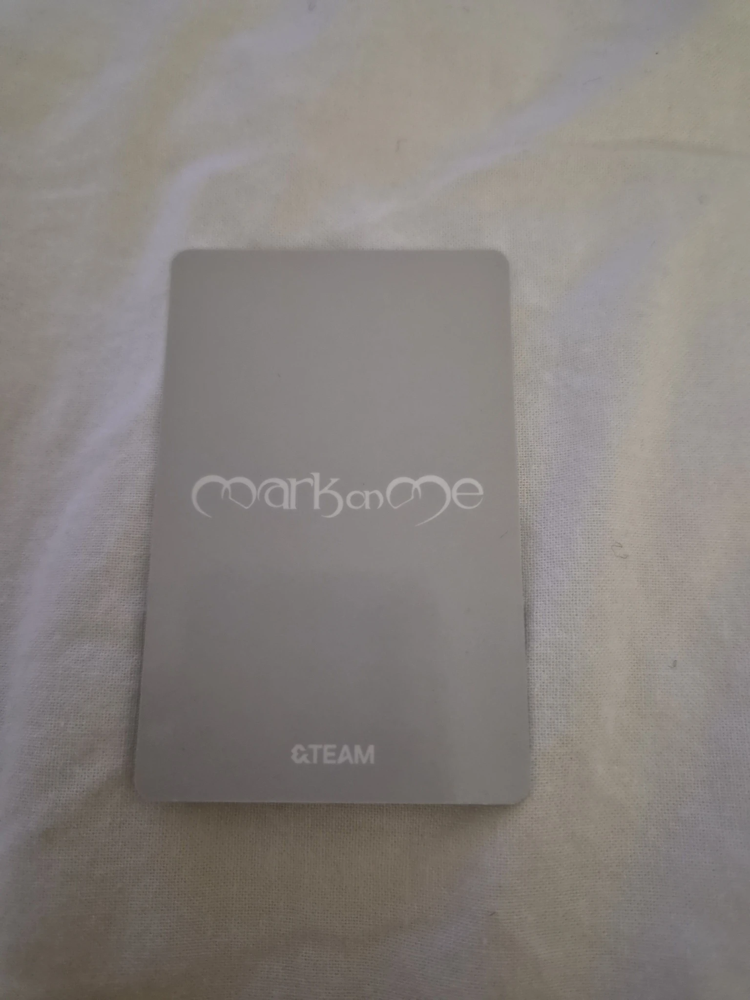 &TEAM Fuma &TEAM - Fuma - Mark on Me Album album photocard mini CD-R version listing photo 2