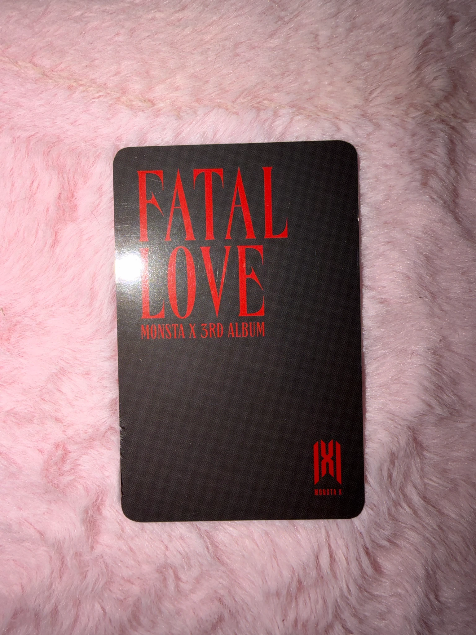 MONSTA X Joohoney MONSTA X - Joohoney - Fatal Love Album pre-order benefit (pob) ktown4u listing photo 2