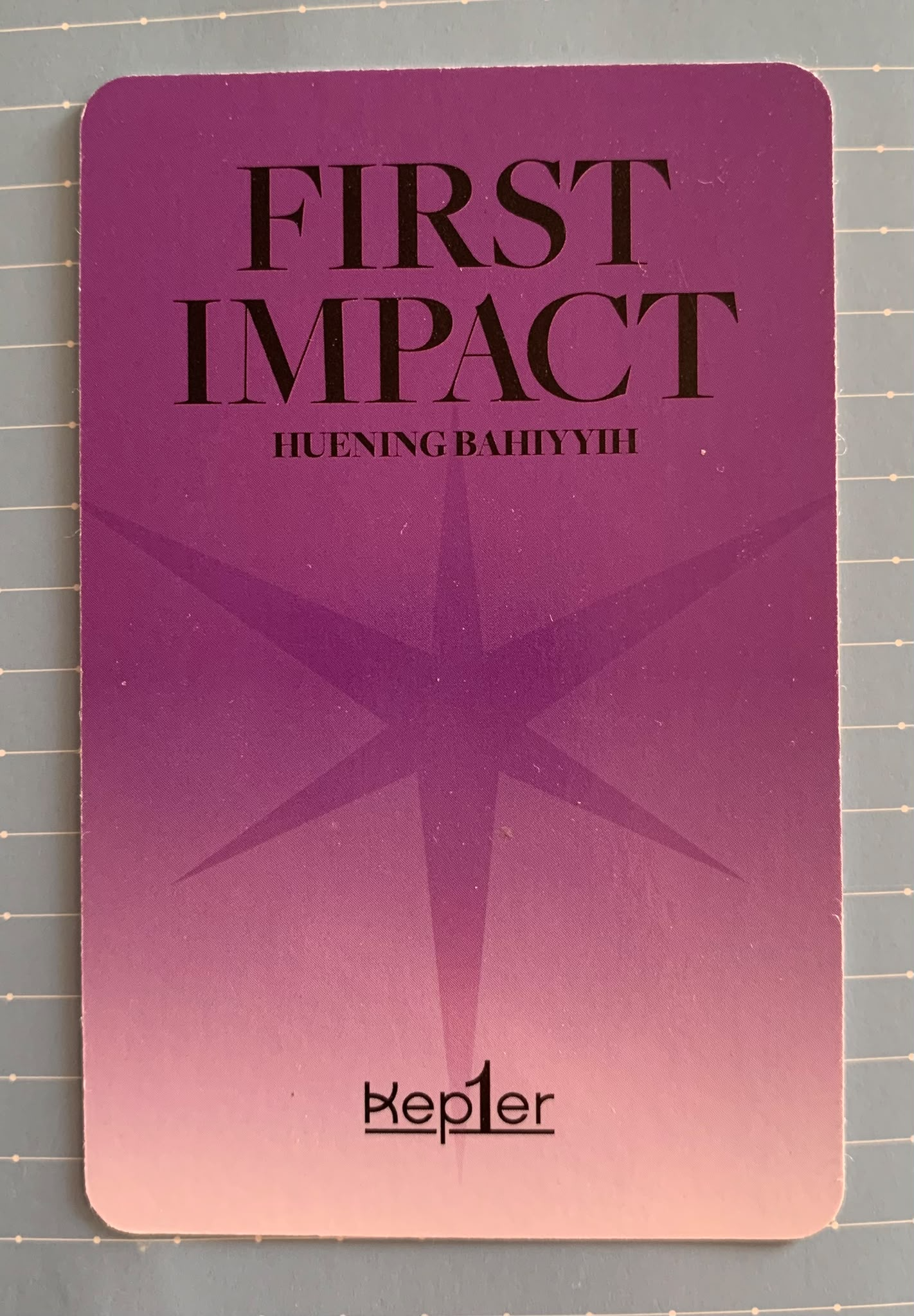 Kep1er Huening Bahiyyih Kep1er - Hiyyih - First Impact Album connect 0 ver album photocard listing photo 2