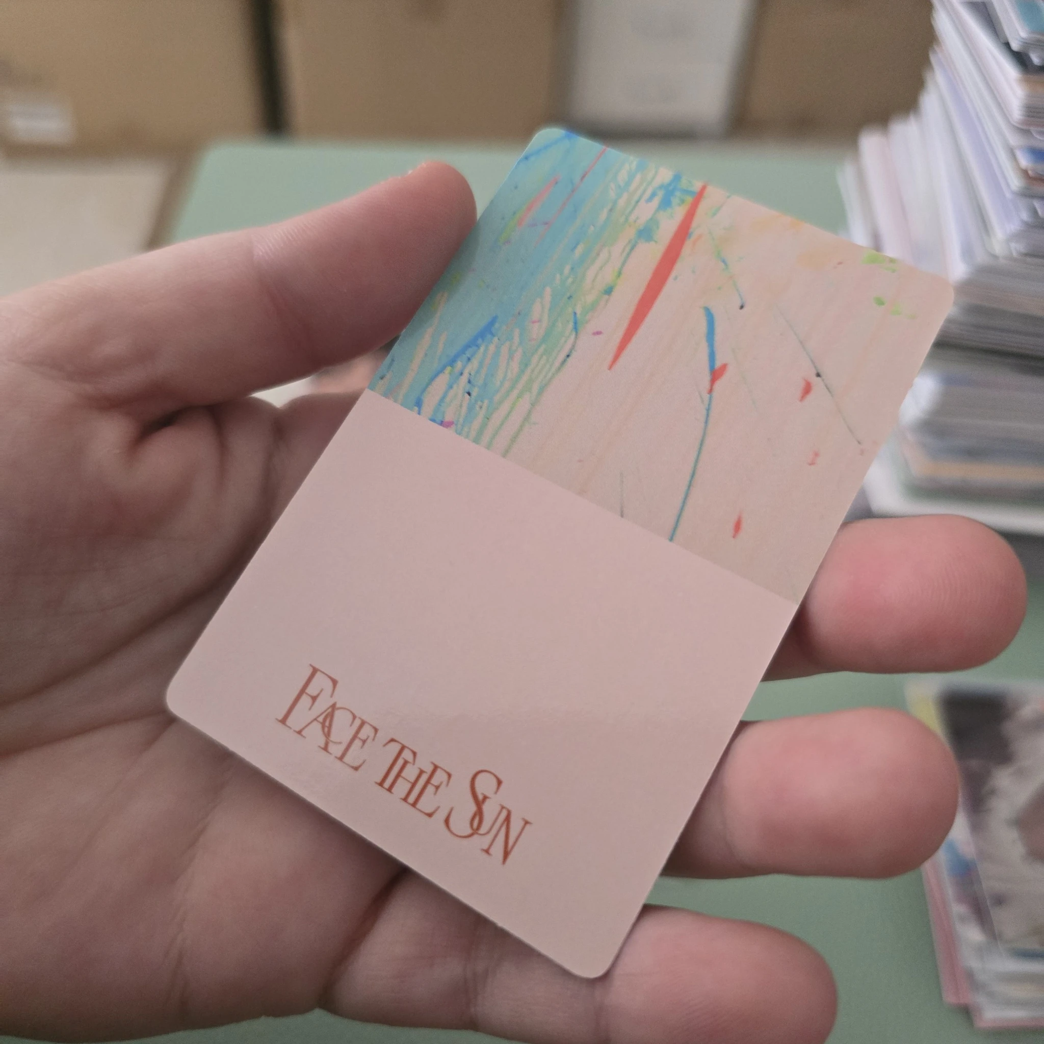 SEVENTEEN Vernon SEVENTEEN - Vernon - Face the Sun Album carat version album photocard listing photo 2