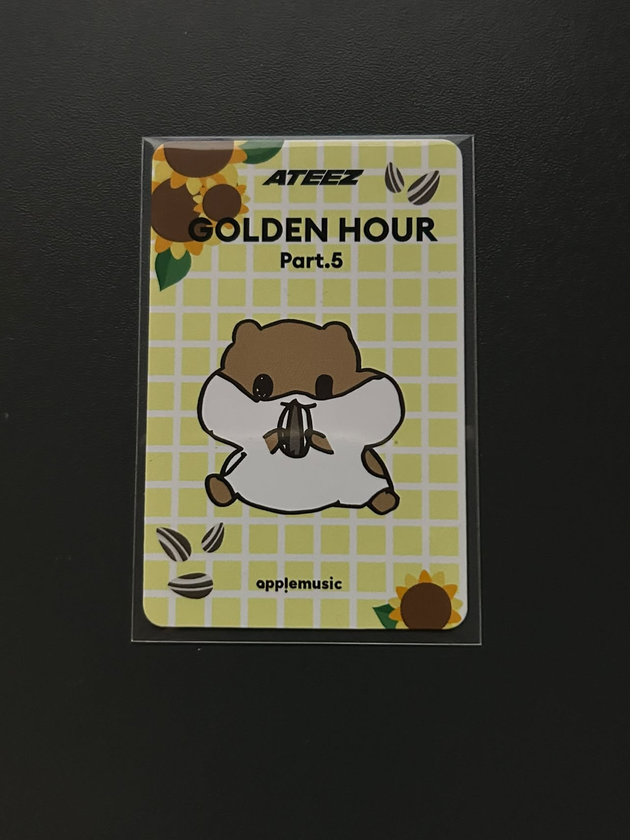ATEEZ Seonghwa ATEEZ - Seonghwa - GOLDEN HOUR : Part.5 Album apple music digipack version fansign round 1 listing photo 2