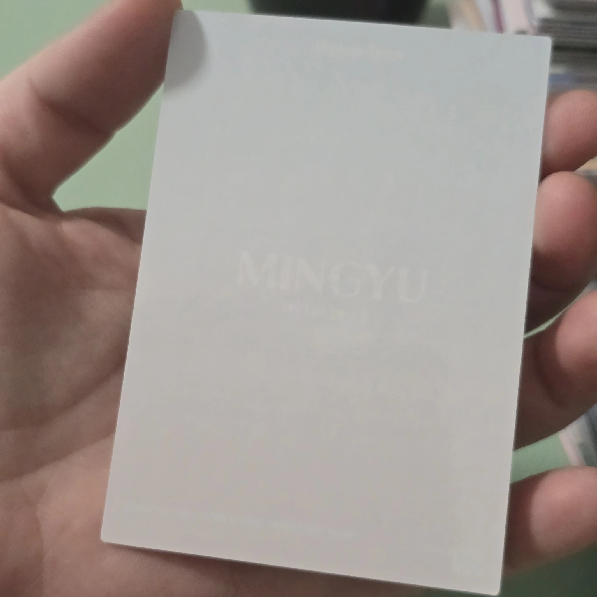 SEVENTEEN Mingyu SEVENTEEN - Mingyu - 2021 JAPAN FANMEETING [HARE] Event merch photocard trading card fan meeting listing photo 2