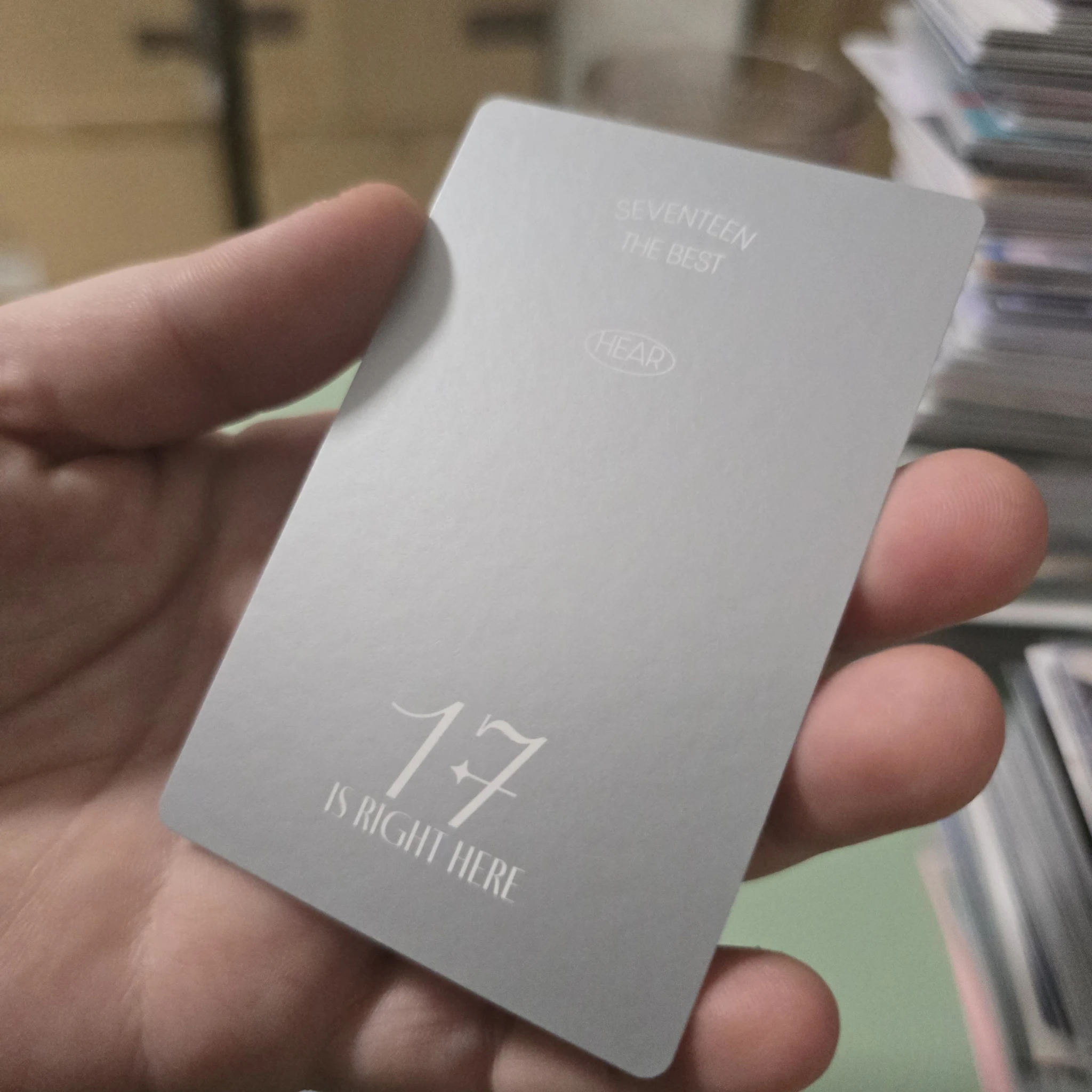 SEVENTEEN Mingyu SEVENTEEN - Mingyu - 17 IS RIGHT HERE Album hear version listing photo 2