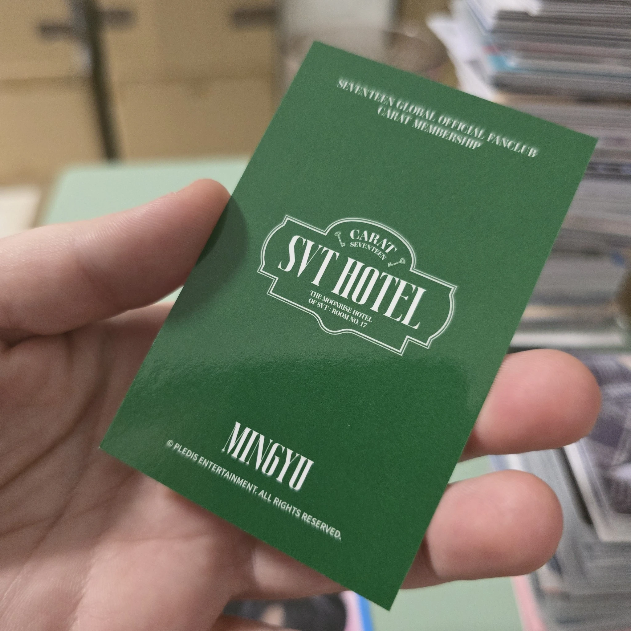 SEVENTEEN Mingyu SEVENTEEN - Mingyu - 8th Global Membership Kit - 2023 Other membership kit selfie version listing photo 2
