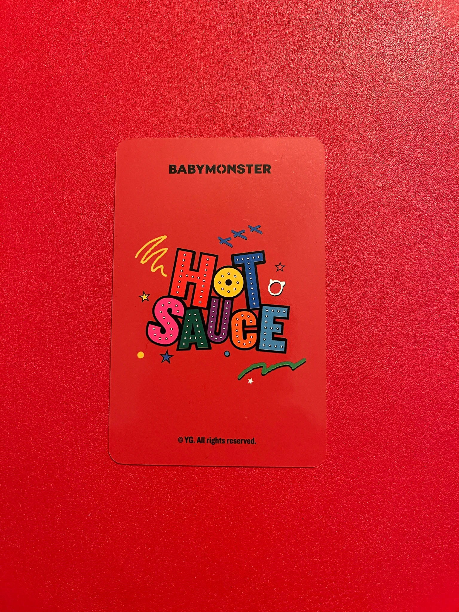 BABYMONSTER Asa BABYMONSTER - Asa - HOT SAUCE Album pvc pouch listing photo 2