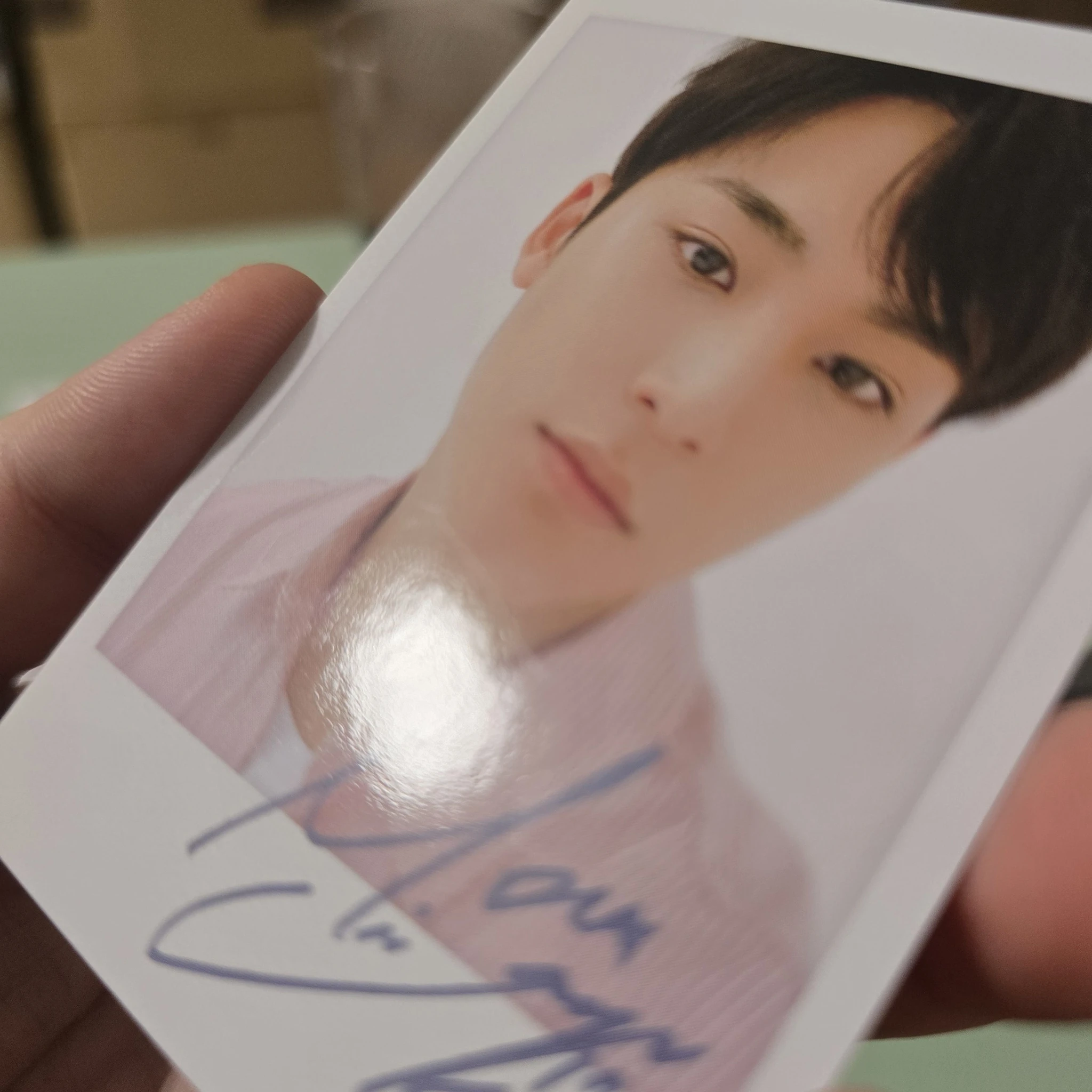 SEVENTEEN Mingyu SEVENTEEN - Mingyu - 2020 JAPAN DOME TOUR Event trading card merch photocard japan polaroid listing photo 2