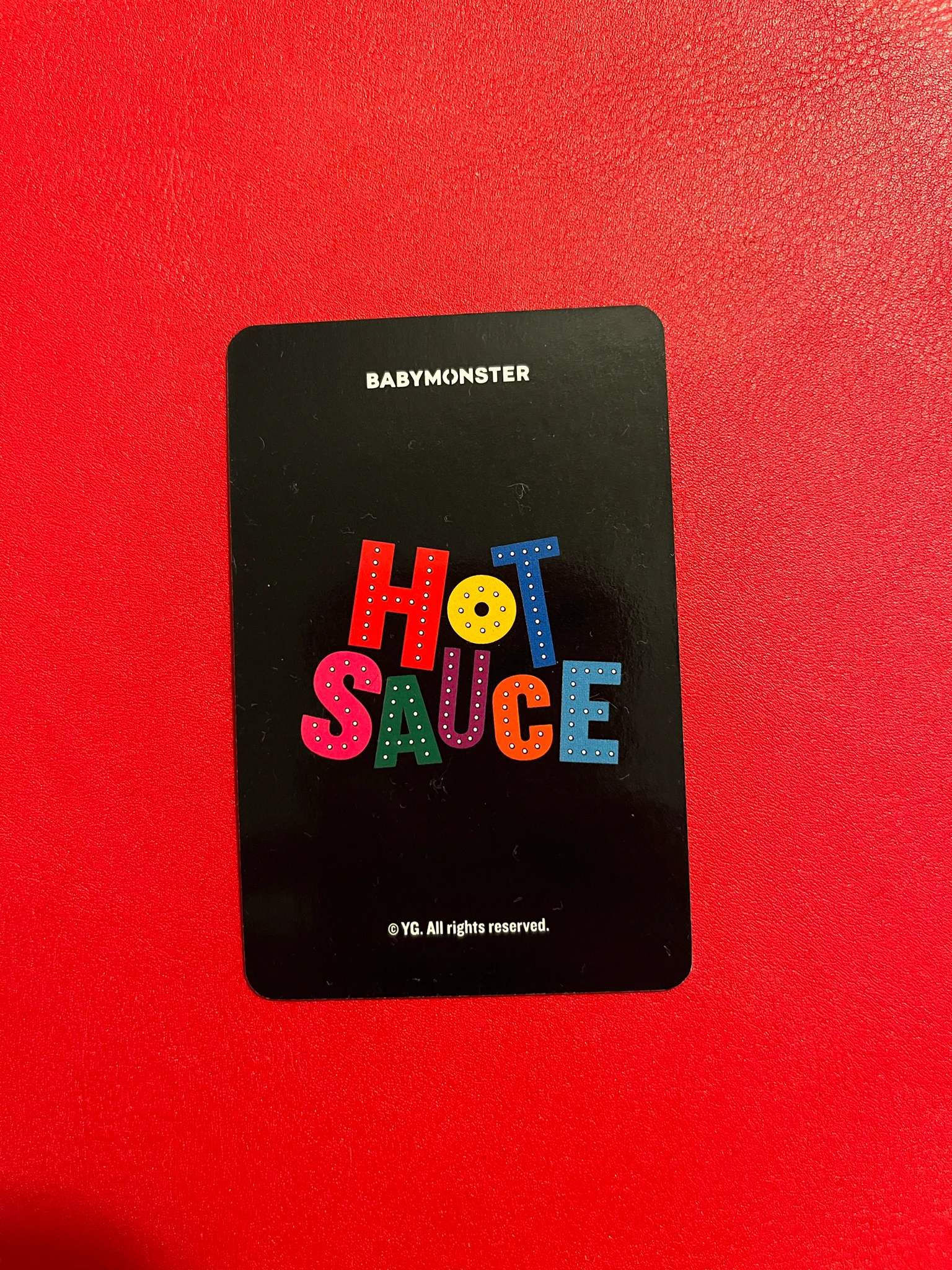 BABYMONSTER Asa BABYMONSTER - Asa - HOT SAUCE Album trading card listing photo 2