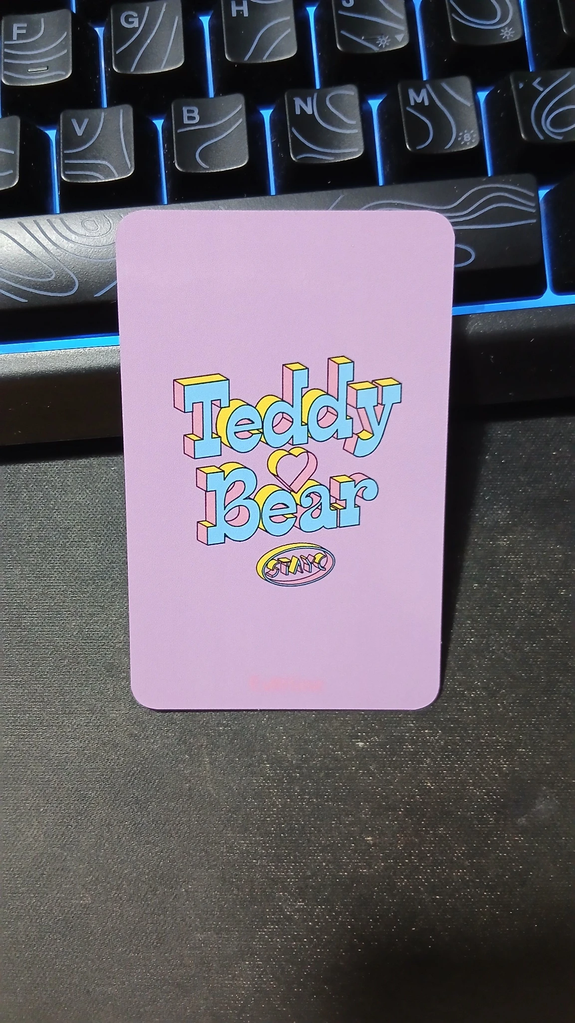 STAYC Yoon STAYC - Yoon - Teddy Bear Album everline pop-up store lucky draw (LD) week 2 listing photo 2