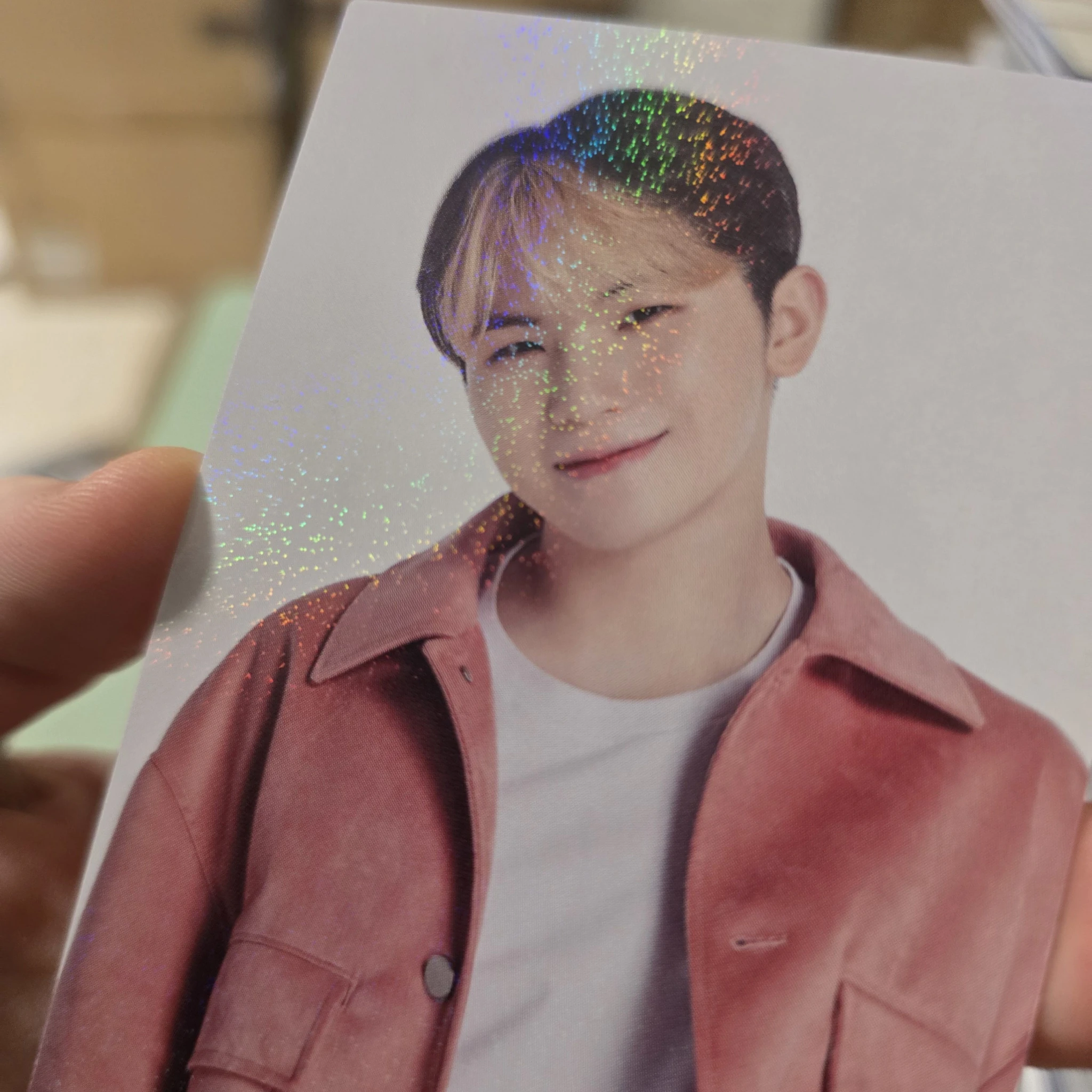 SEVENTEEN Woozi SEVENTEEN - Woozi - 2022 JAPAN FANMEETING [HANABI] Event trading card holographic (hologram) merch photocard listing photo 2