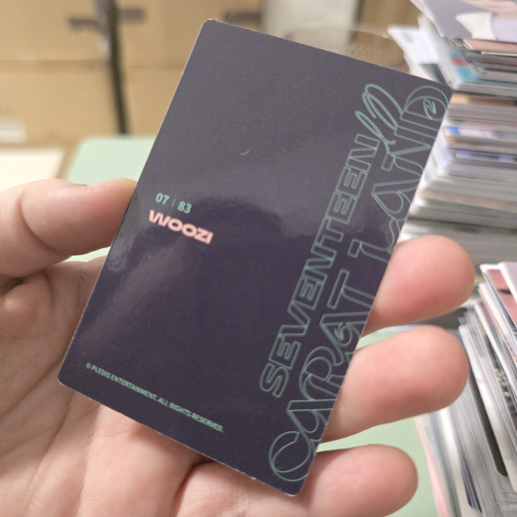 SEVENTEEN Woozi SEVENTEEN - Woozi - 2022 6TH SVT IN CARAT LAND Event fan meeting merch photocard trading card listing photo 2