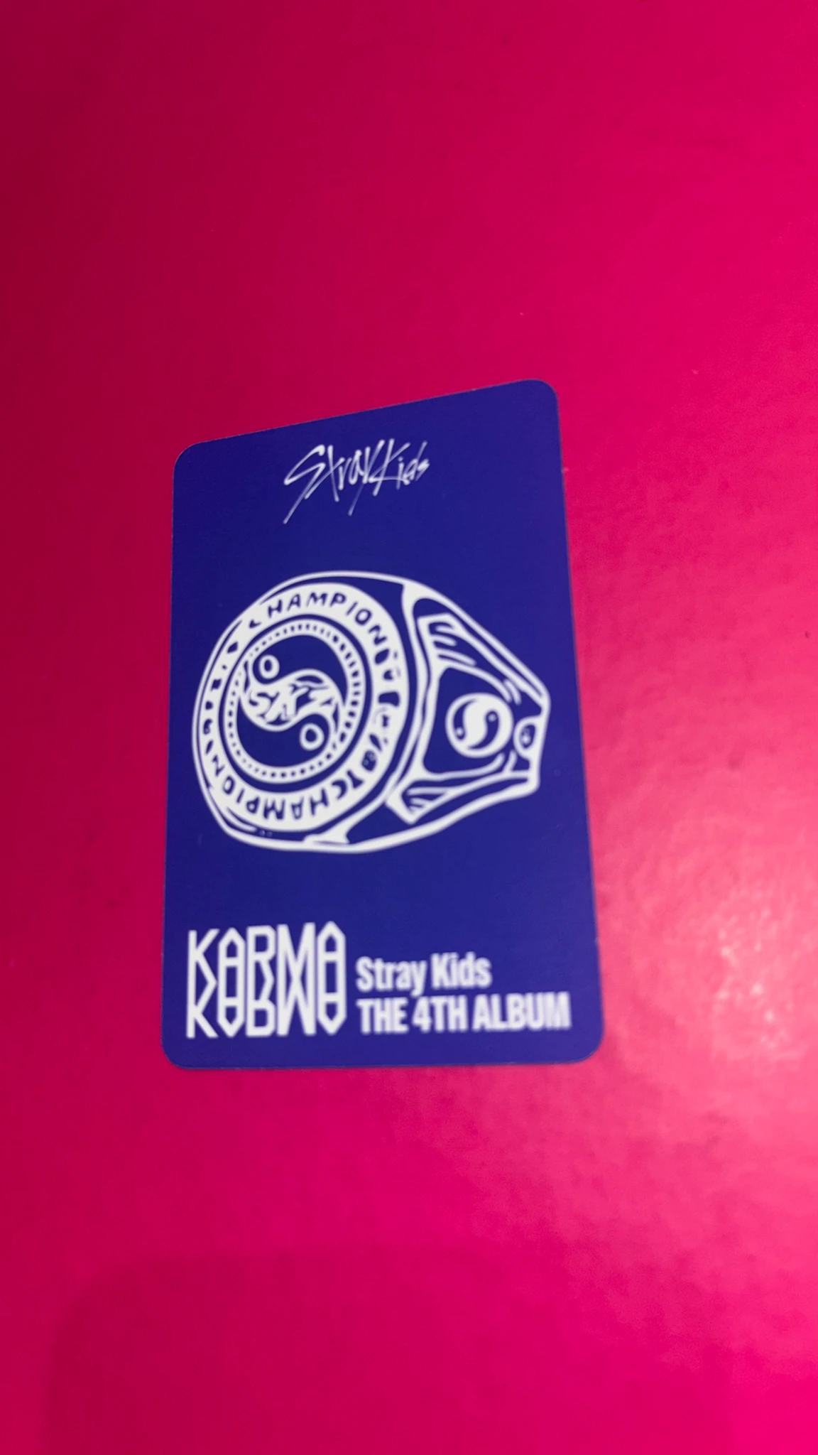 Stray Kids HAN Stray Kids - HAN - KARMA Album accordion version album photocard first press only listing photo 2