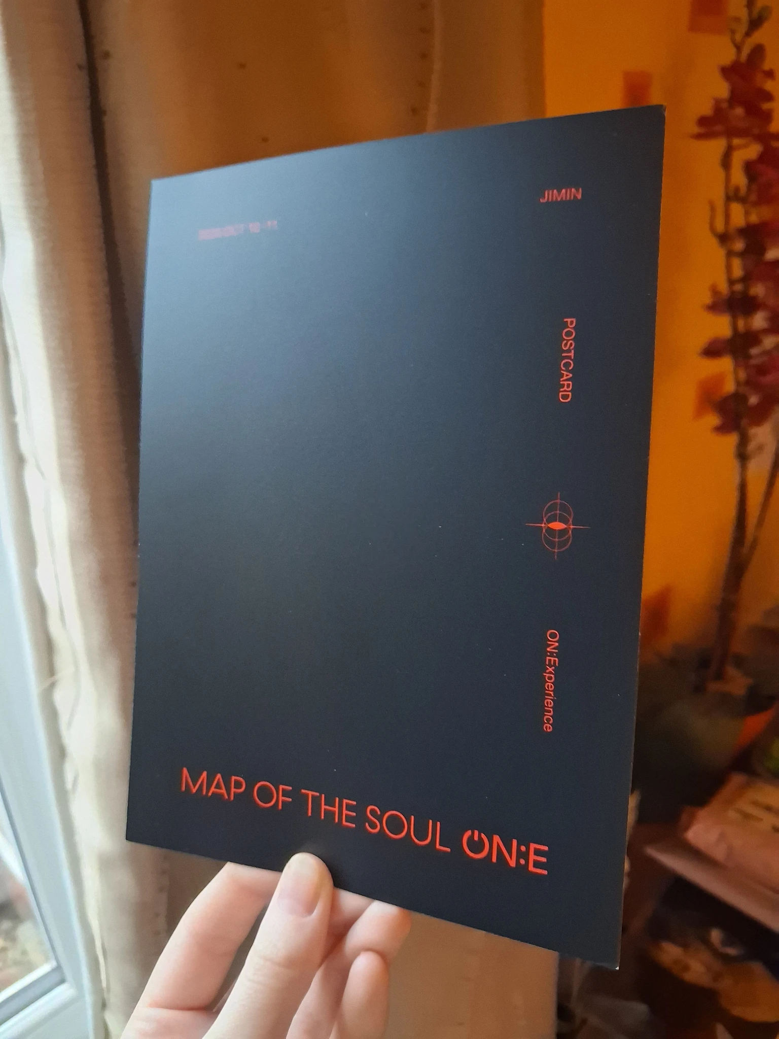 BTS Jimin BTS - Jimin - Map Of The Soul ON:E DVD & Bluray Other bluray ver. postcard listing photo 2