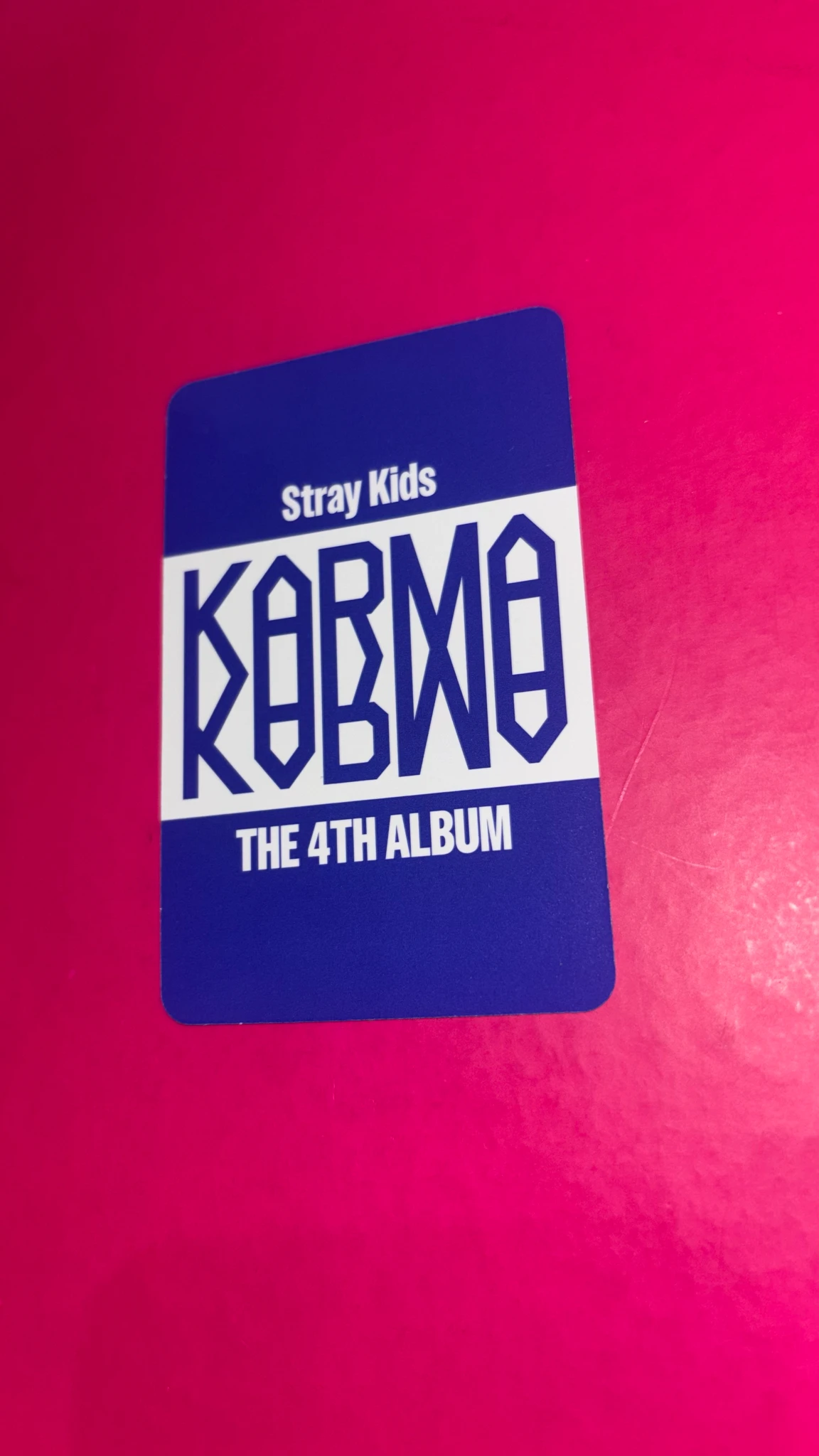 Stray Kids Hyunjin Stray Kids - Hyunjin - KARMA Album album photocard accordion version listing photo 2
