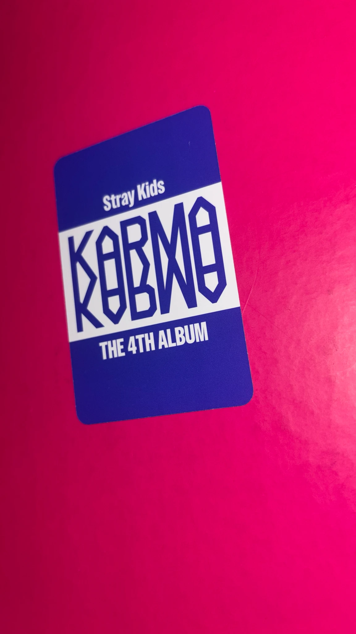 Stray Kids Changbin Stray Kids - Changbin - KARMA Album album photocard accordion version listing photo 2