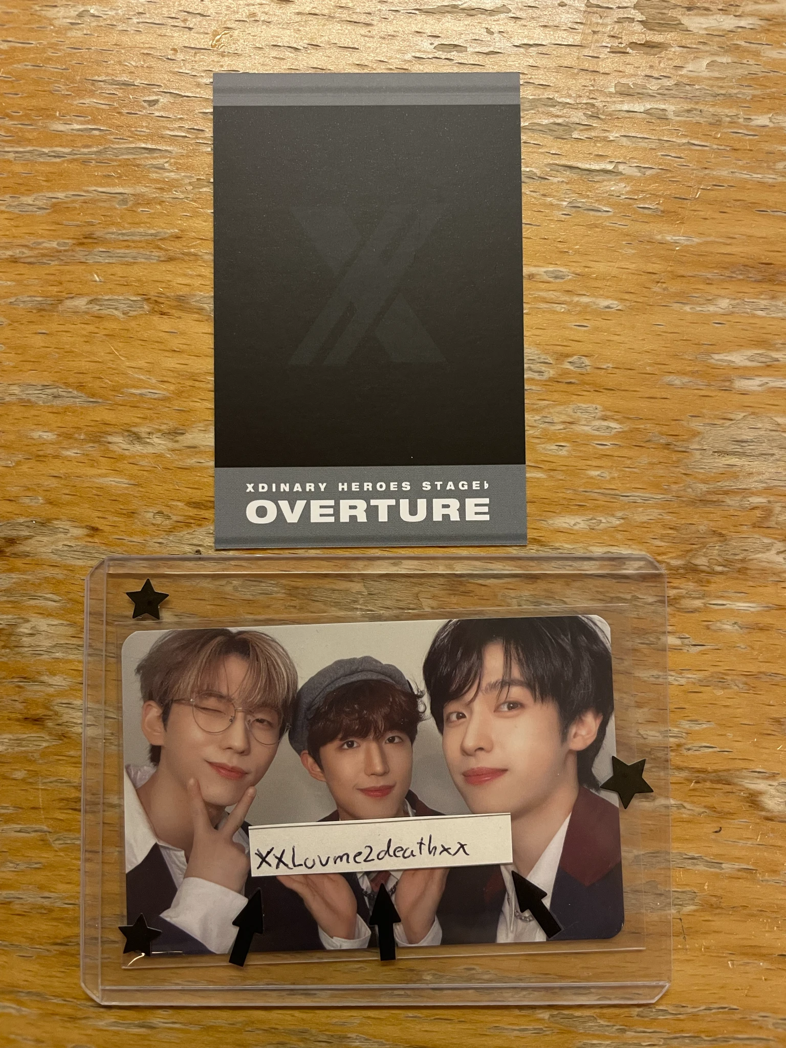 Xdinary Heroes Gunil Xdinary Heroes - Gunil - Stage ♭: Overture Event pre-order benefit polaroid listing photo 2