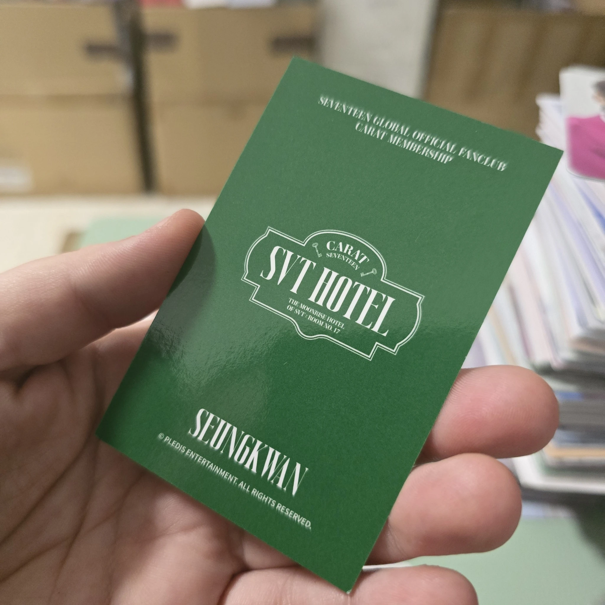 SEVENTEEN Seungkwan SEVENTEEN - Seungkwan - 8th Global Membership Kit - 2023 Other membership kit listing photo 2