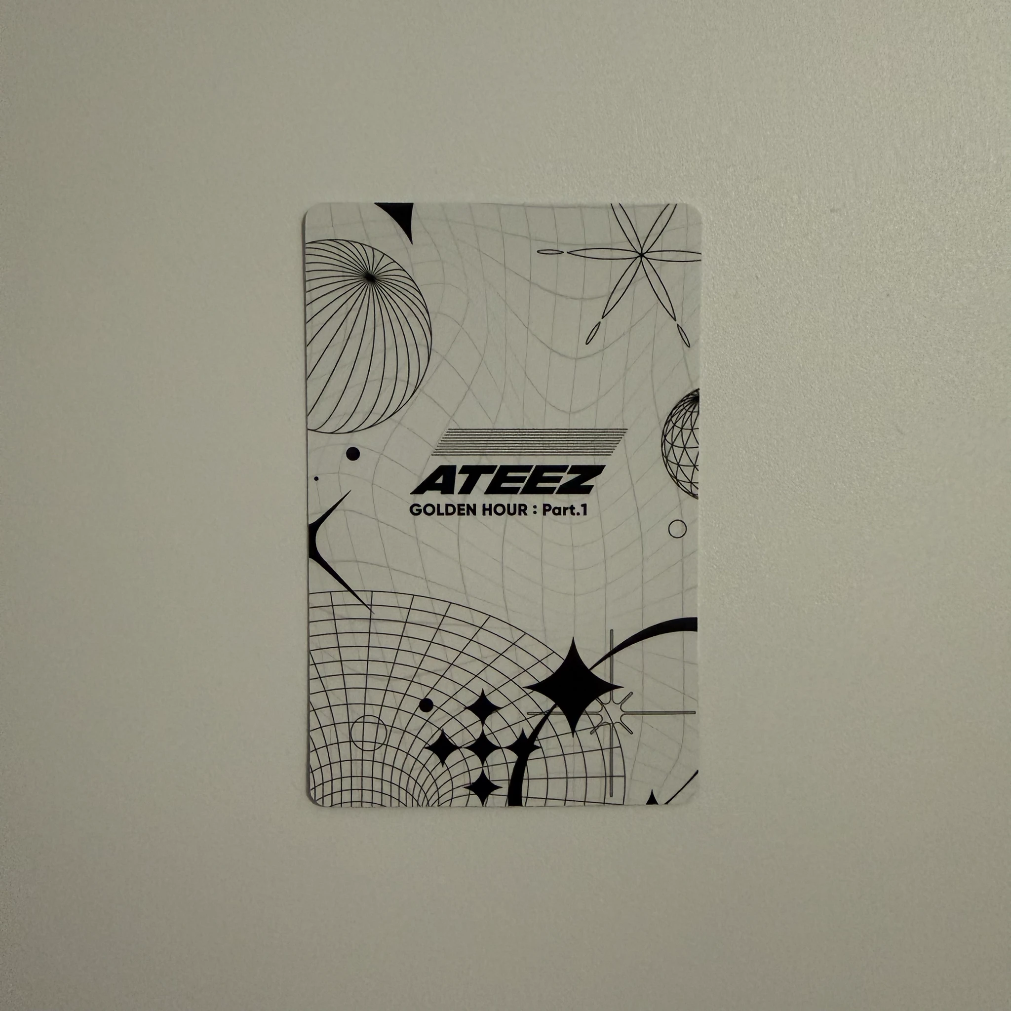 ATEEZ Wooyoung ATEEZ - Wooyoung - Golden Hour : Part.1 Album album photocard europe (EU) exclusive look up version hello82 exclusive listing photo 2