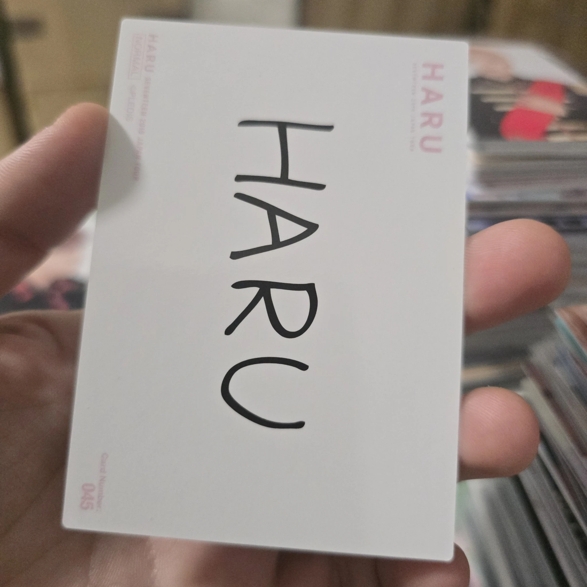 SEVENTEEN Seungkwan SEVENTEEN - Seungkwan - [HARU] TOUR Event merch photocard trading card selfie listing photo 2