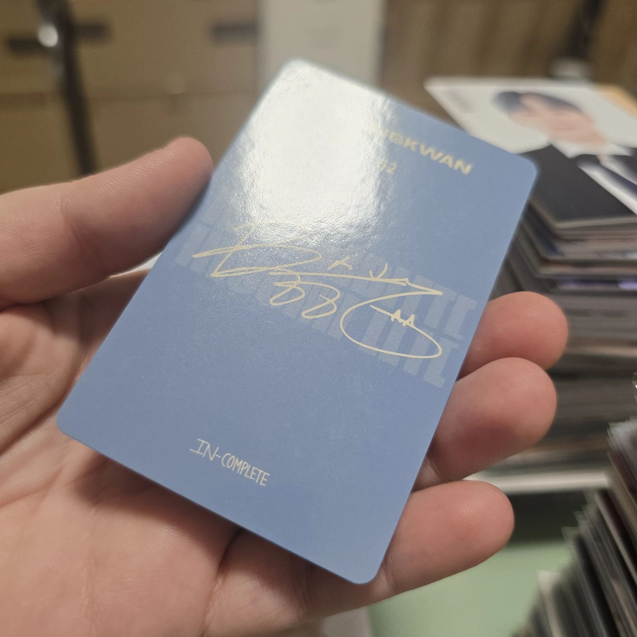 SEVENTEEN Seungkwan SEVENTEEN - Seungkwan - [IN-COMPLETE] ONLINE CONCERT Event trading card listing photo 2