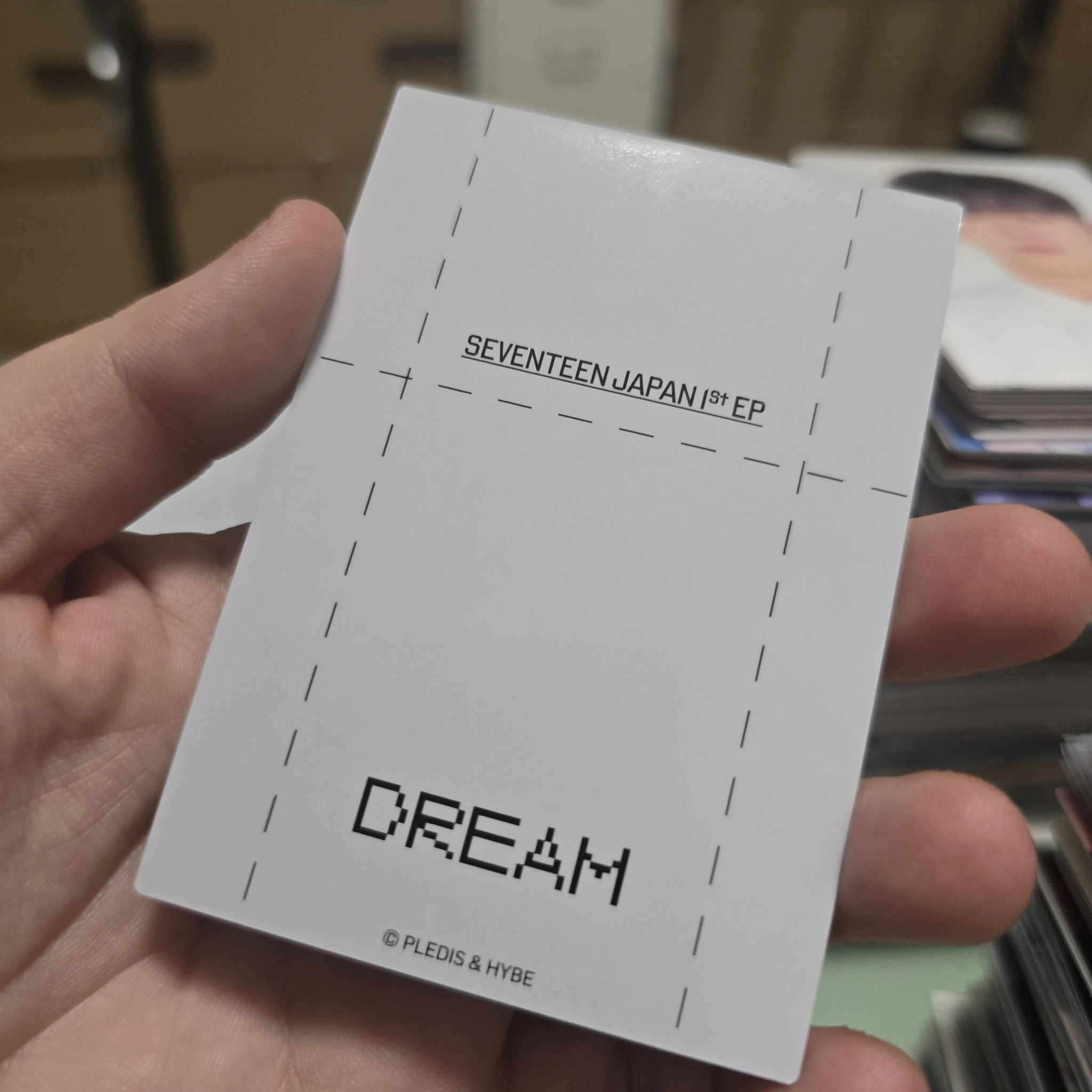 SEVENTEEN Seungkwan SEVENTEEN - Seungkwan - Dream Album merch photocard trading card listing photo 2
