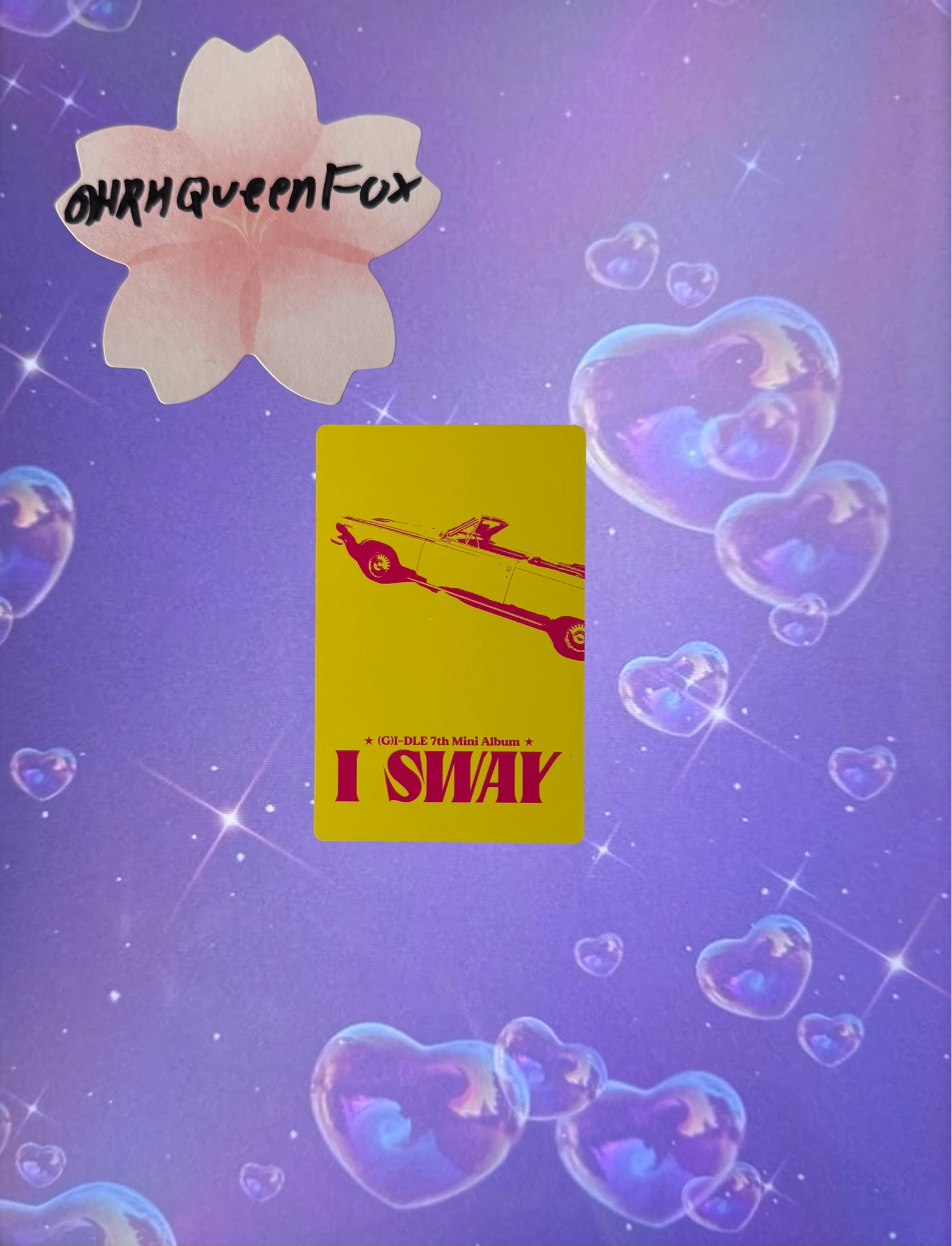 i-dle Yuqi (G)I-DLE - Yuqi - I Sway Album poca album album photocard listing photo 2
