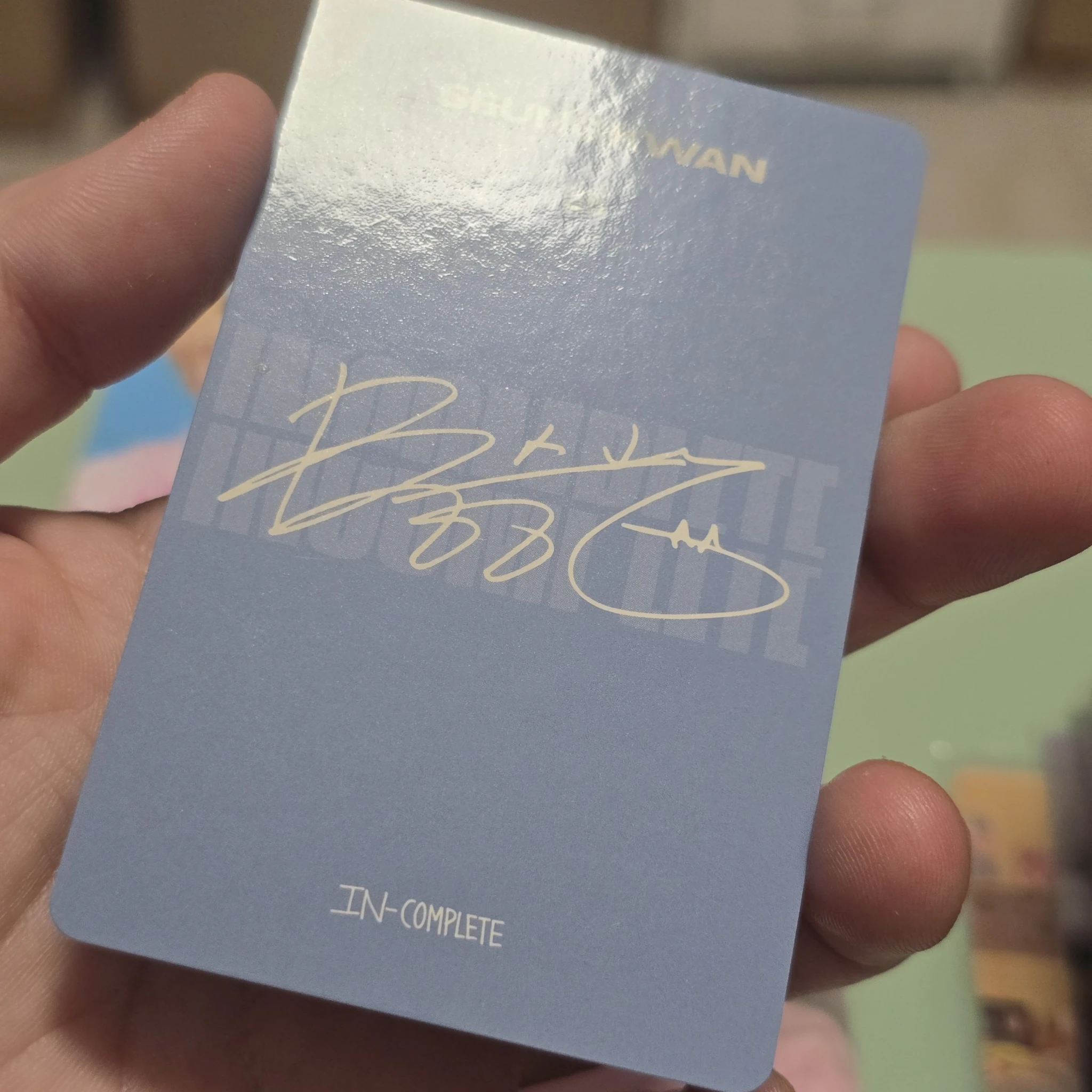 SEVENTEEN Seungkwan SEVENTEEN - Seungkwan - [IN-COMPLETE] ONLINE CONCERT Event trading card listing photo 2