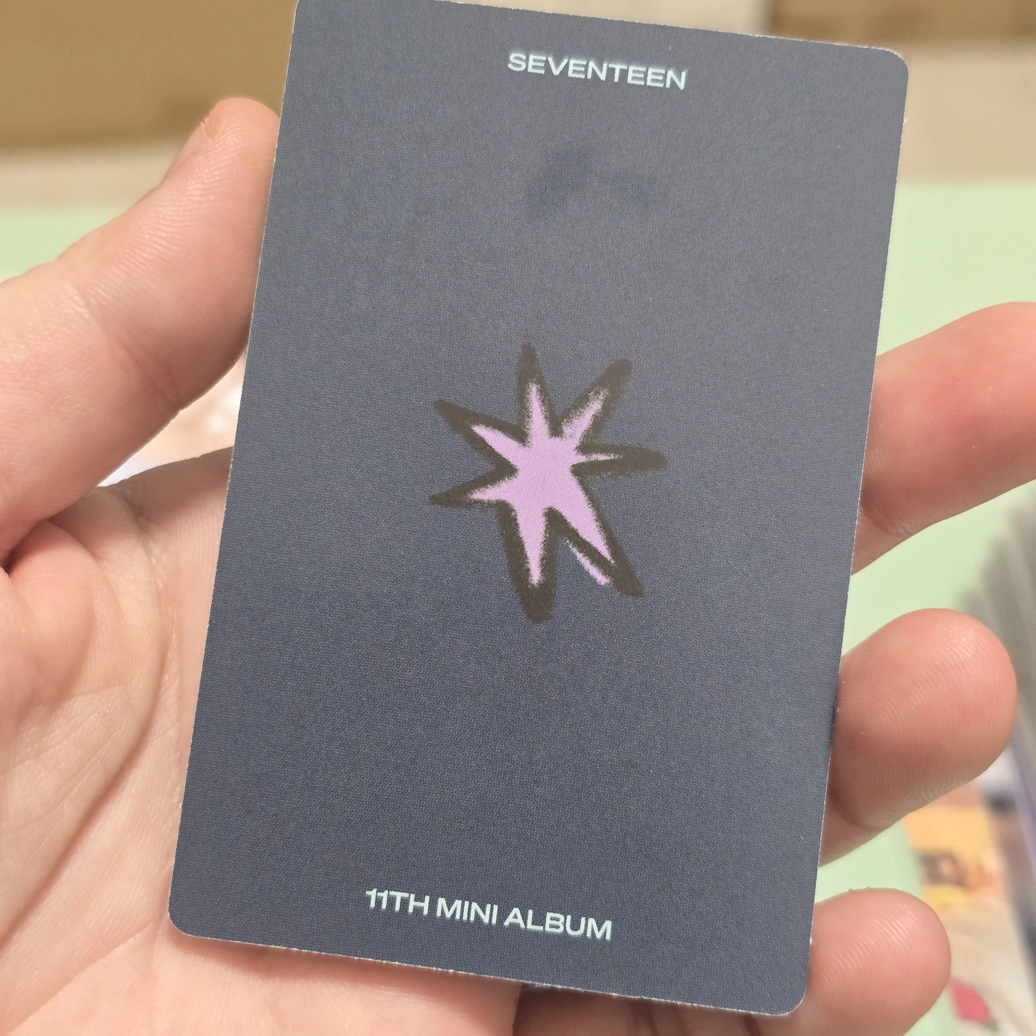 SEVENTEEN Seungkwan SEVENTEEN - Seungkwan - Seventeenth Heaven Album 10:23pm version mini photocard listing photo 2