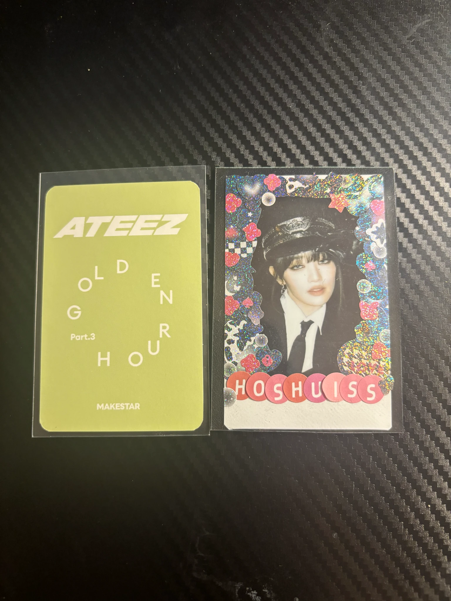 ATEEZ Wooyoung ATEEZ - Wooyoung - Golden Hour : Part.3 Album pre-order benefit (pob) makestar listing photo 2