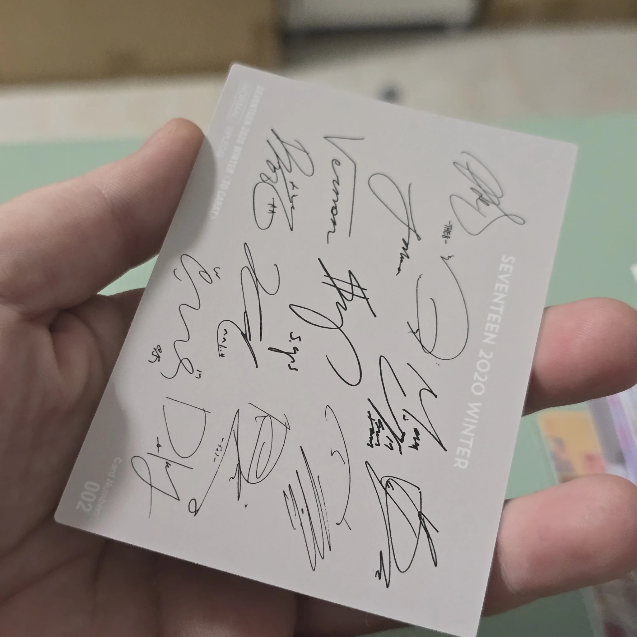 SEVENTEEN SEVENTEEN - Other japan merch photocard trading card horizontal listing photo 2