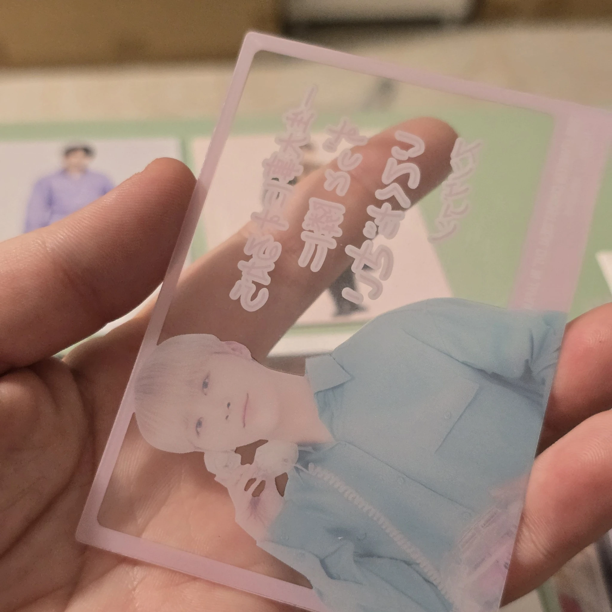 SEVENTEEN Seungkwan SEVENTEEN - Seungkwan - [IDEAL CUT] CONCERT Event japan transparent/translucent merch photocard trading card listing photo 2