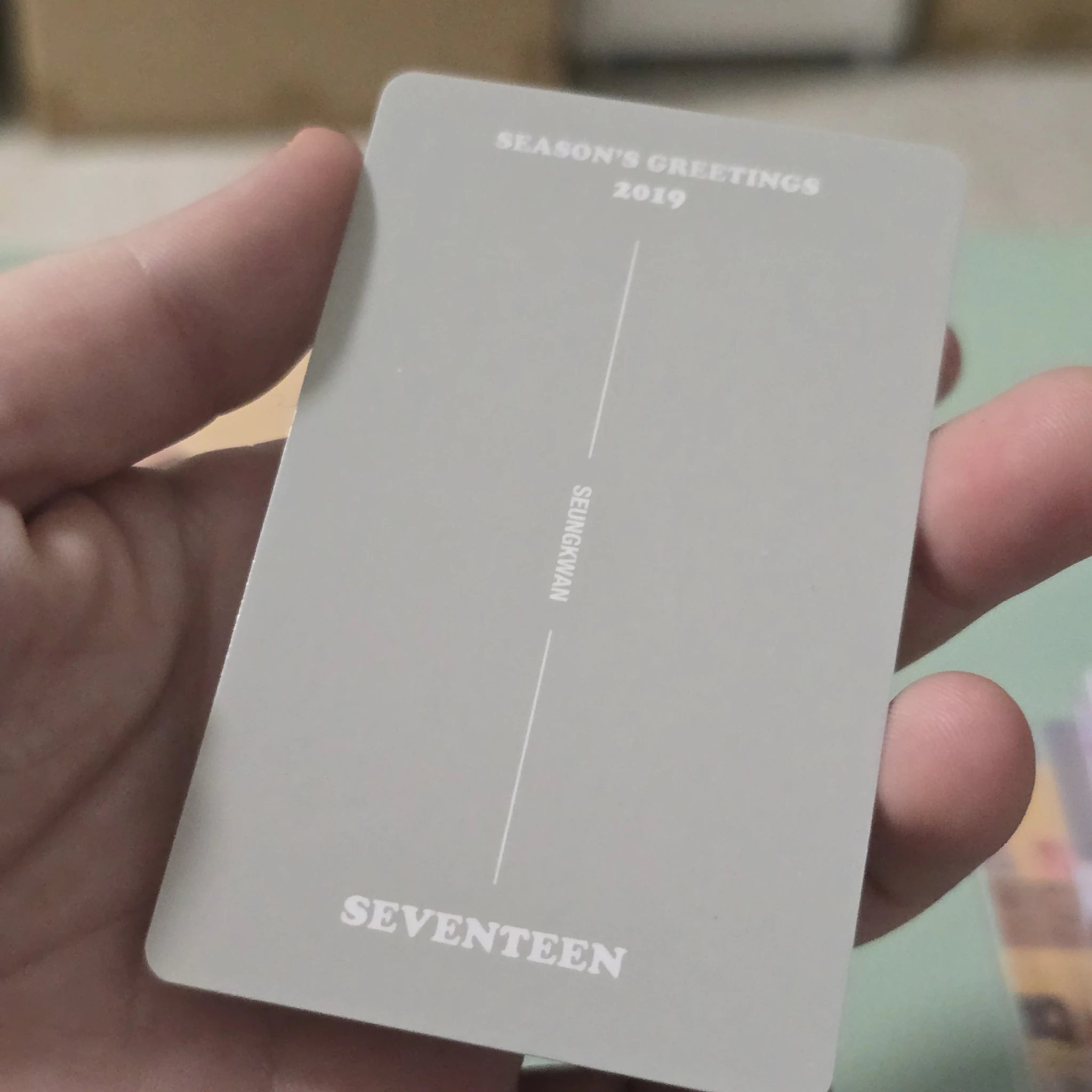 SEVENTEEN Seungkwan SEVENTEEN - Seungkwan - 2019 Season's Greetings Other photocard set listing photo 2