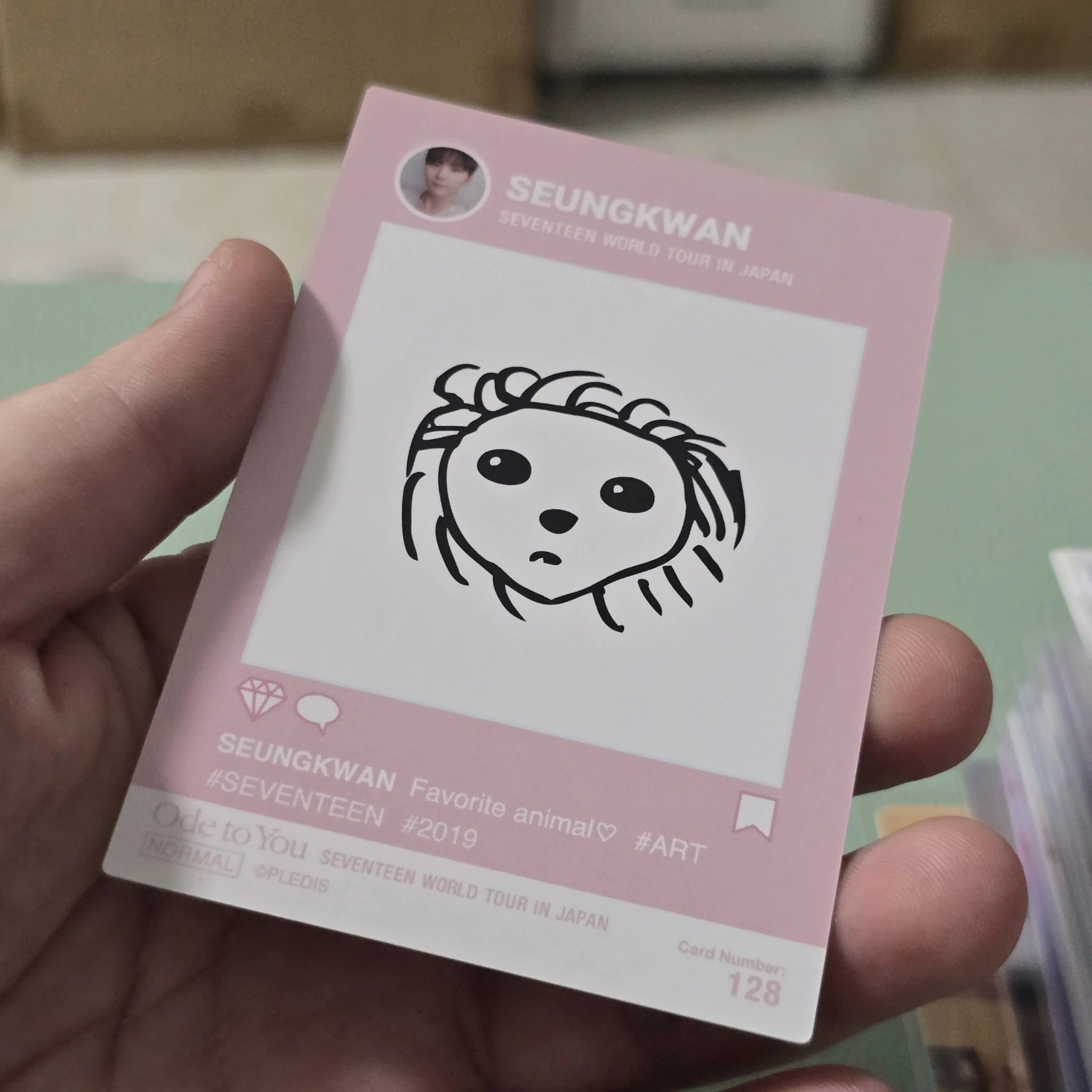 SEVENTEEN Seungkwan SEVENTEEN - Seungkwan - [ODE TO YOU] TOUR Event trading card merch photocard japan polaroid listing photo 2